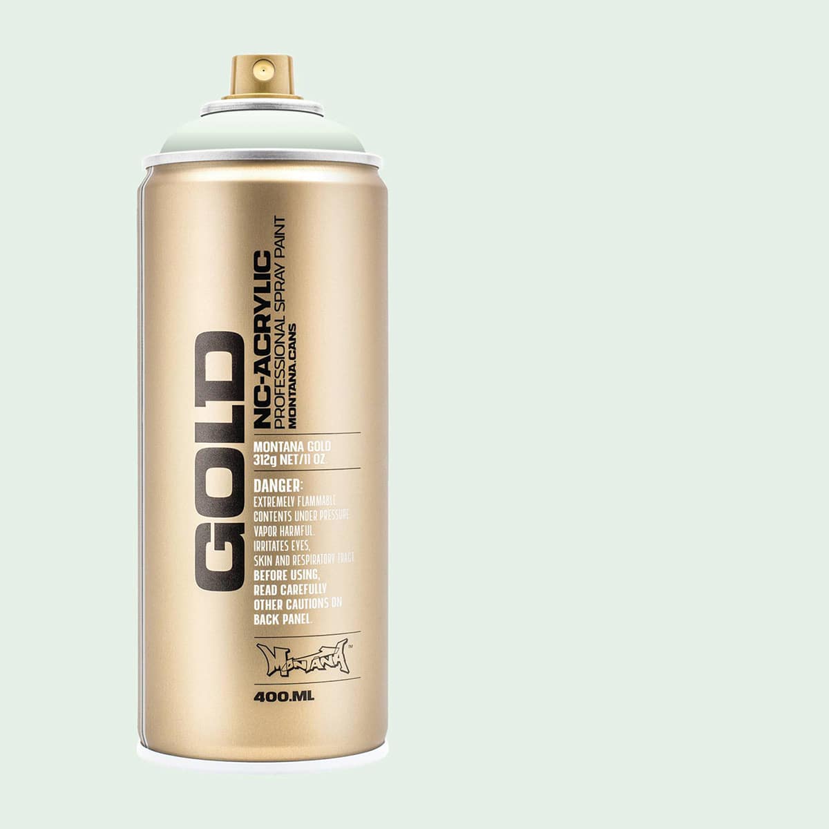 Montana Gold Acrylic Professional Spray Paint - Venice, 400 ml (Spray can with color swatch)