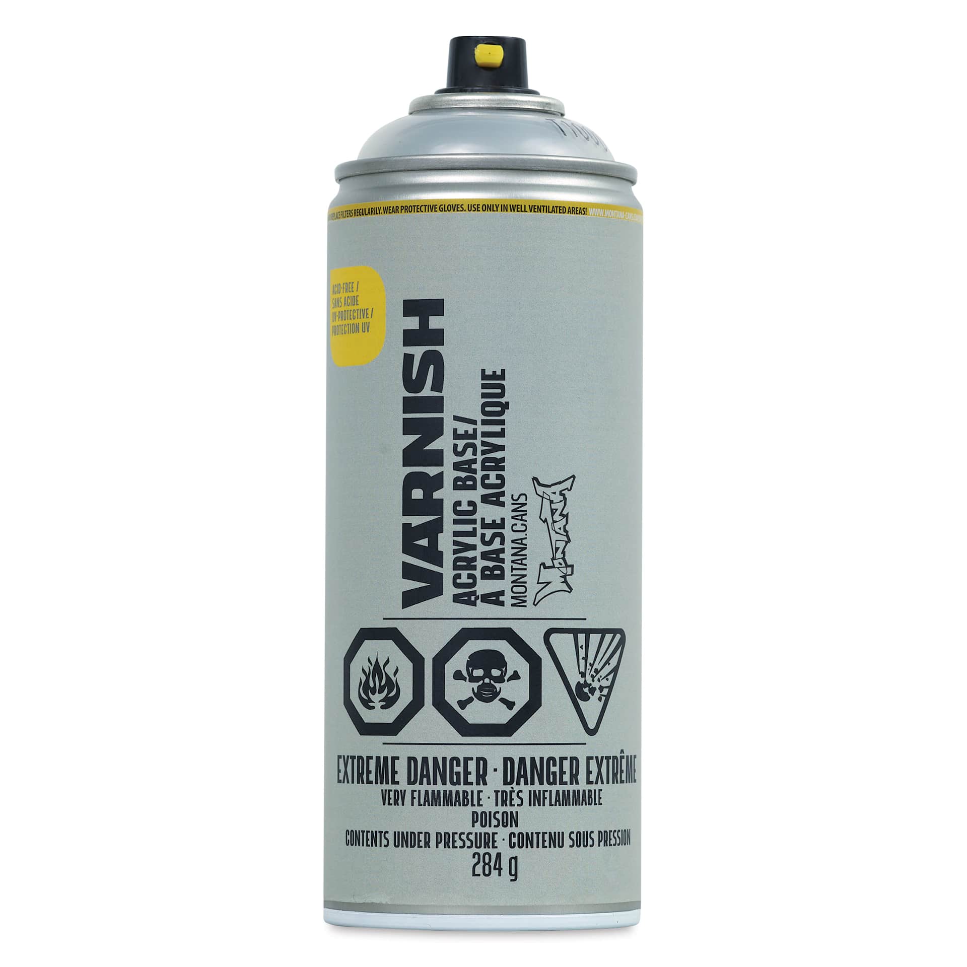 Montana TECH Varnishes   Canadian Label Gloss - 400ml Spray Can(Canadian)