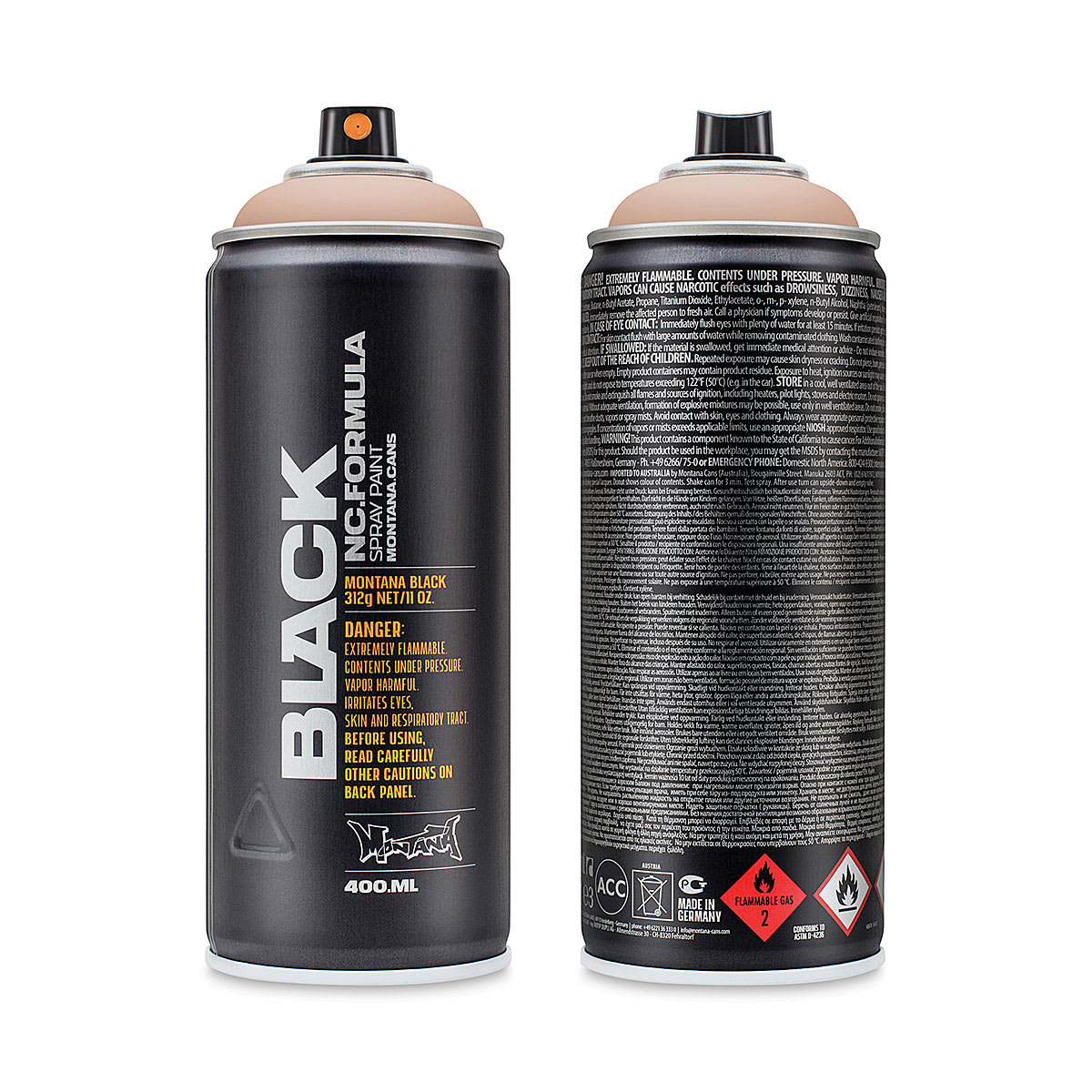 Montana Black Spray Paint - Iced Coffee, 400 ml can