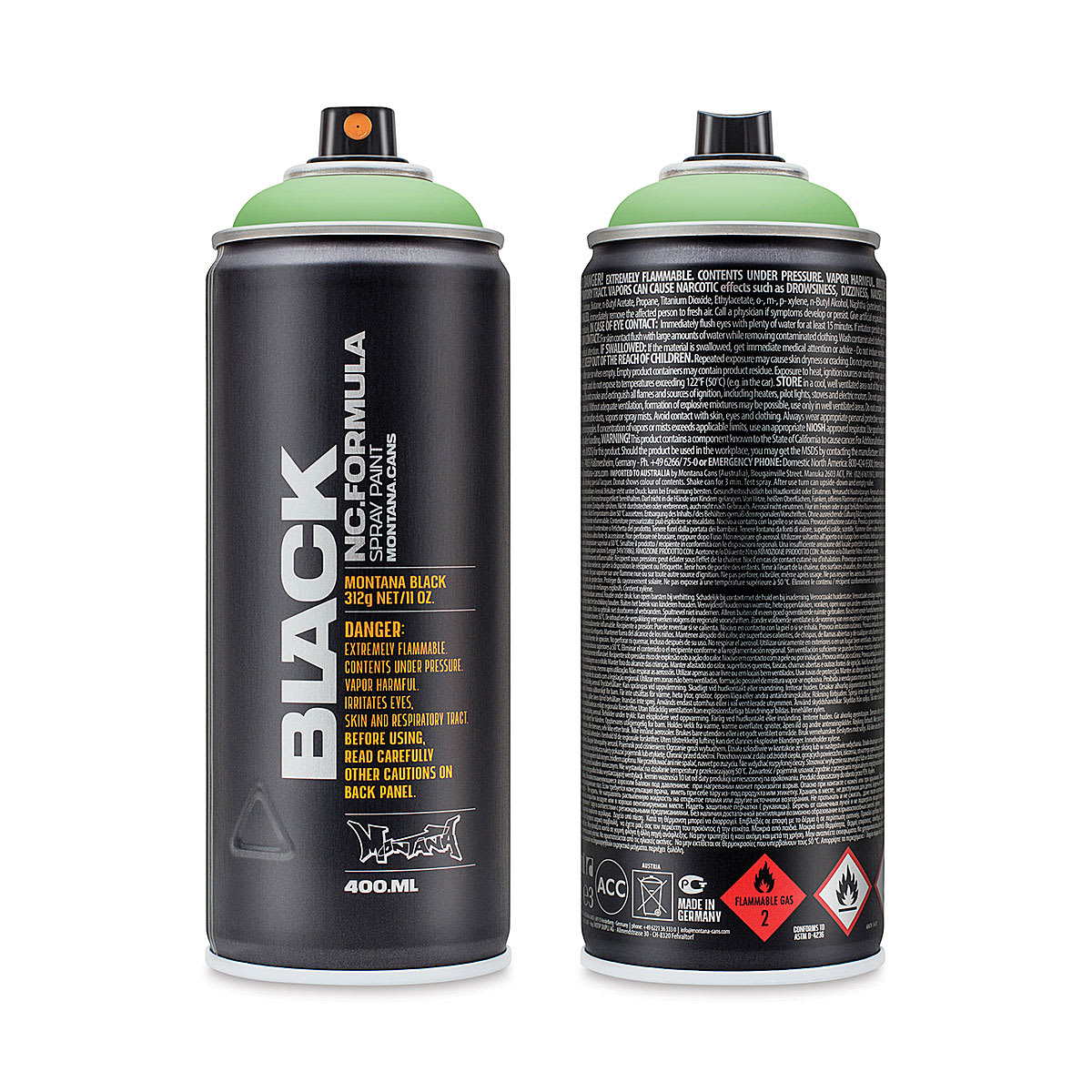 Montana Black Spray Paint - Hippie, 400 ml can