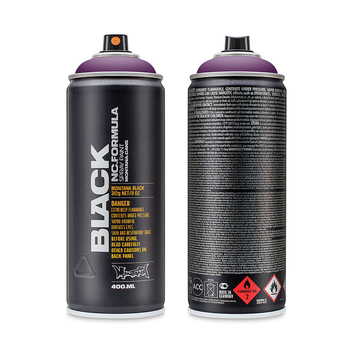 Montana Black Spray Paint - Galaxy, 400 ml can