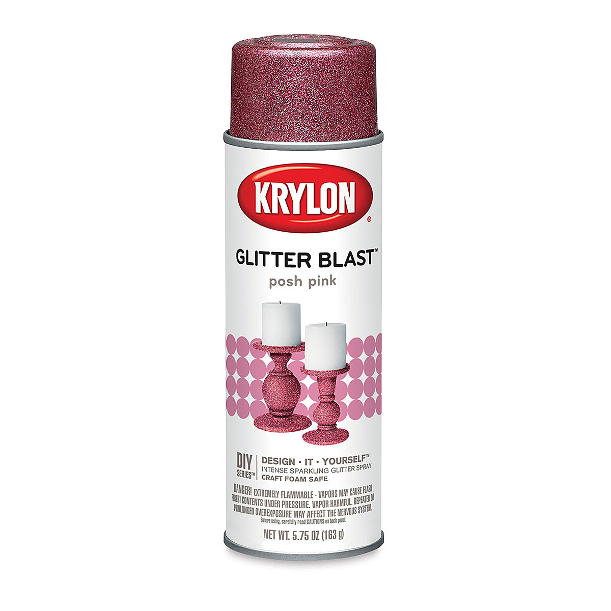 Krylon Glitter Blast Spray Paint - Posh Pink, 5.75 oz can