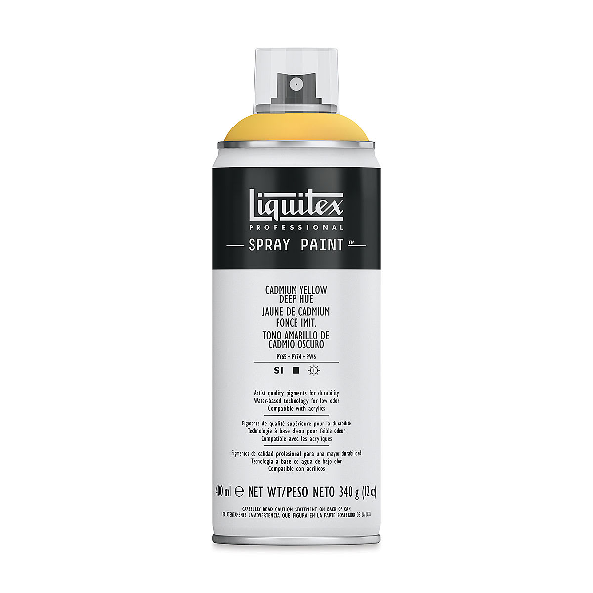 Liquitex Professional Spray Paint - Cadmium Yellow Deep Hue, 400 ml can