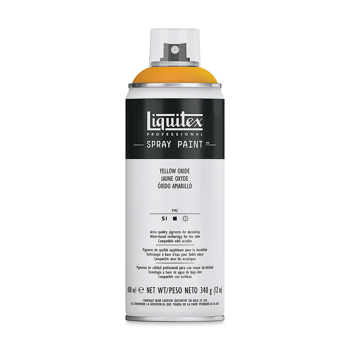 Liquitex Professional Spray Paint - Yellow Oxide, 400 ml can
