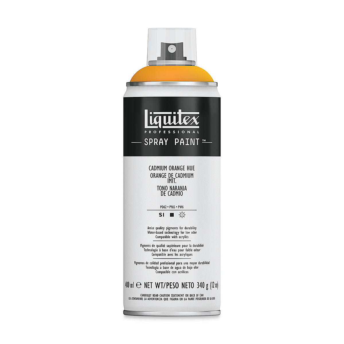 Liquitex Professional Spray Paint - Cadmium Orange Hue, 400 ml can