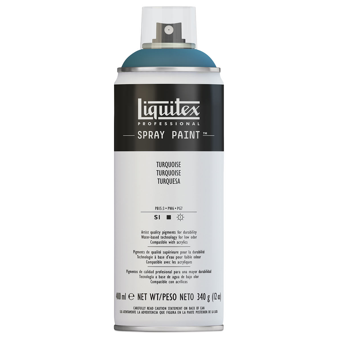 Liquitex Professional Spray Paint - Turquoise, 400 ml can
