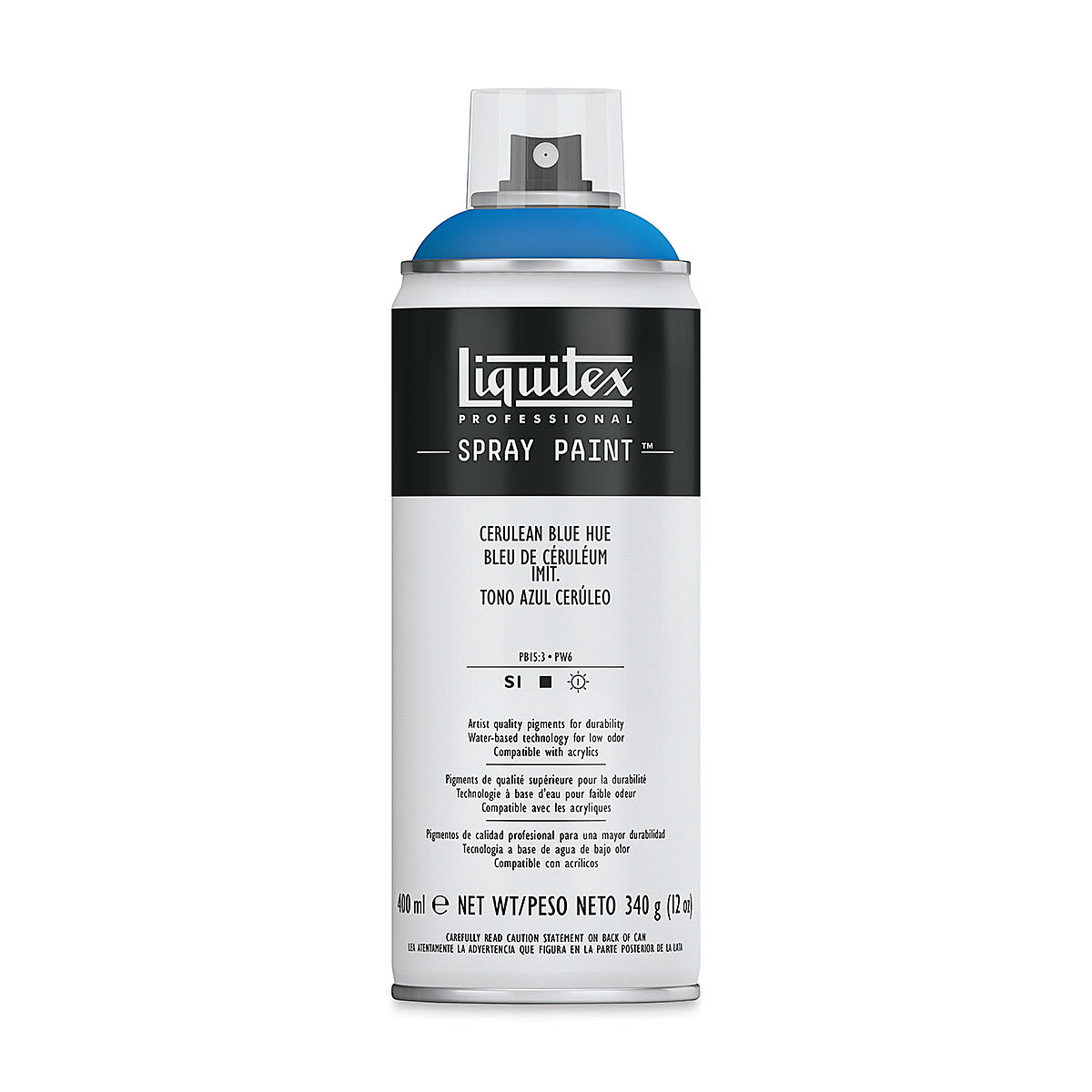 Liquitex Professional Spray Paint - Cerulean Blue Hue, 400 ml can