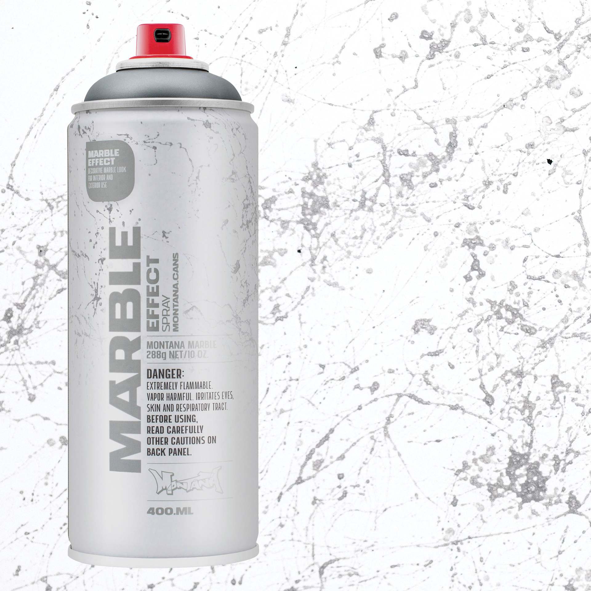 Montana Marble Effect Spray - Grey, 11 oz and swatch