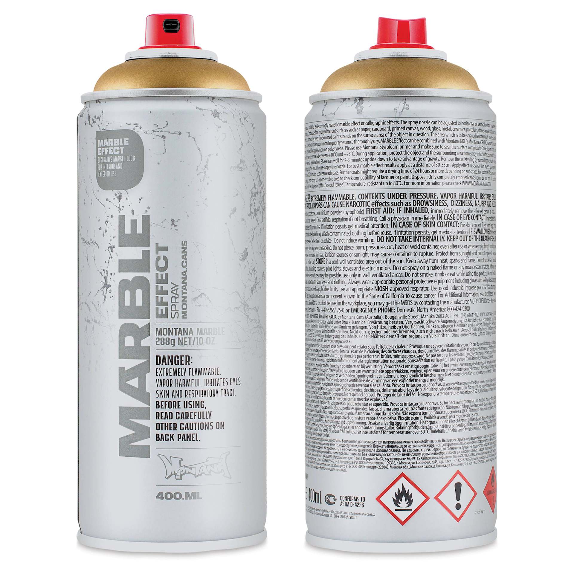 Montana Marble Effect Spray - Gold, 11 oz