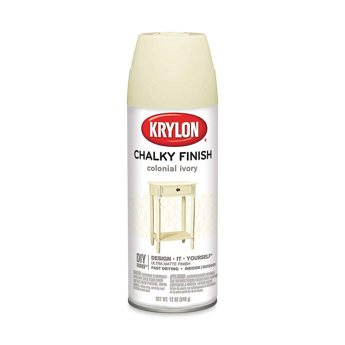 Krylon Chalky Finish Spray Paint - Colonial Ivory
