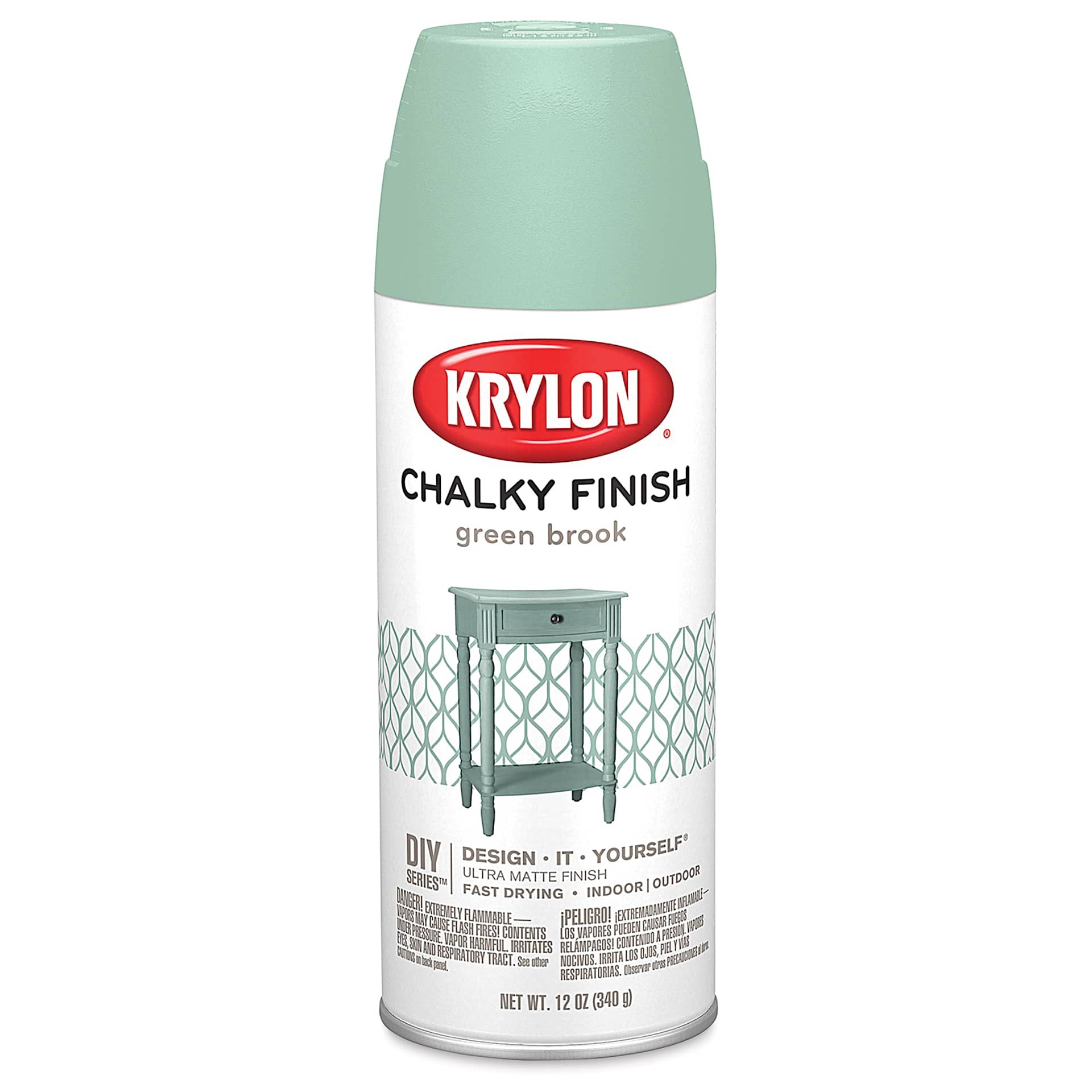 Krylon Chalky Finish Spray Paint - Green Brook