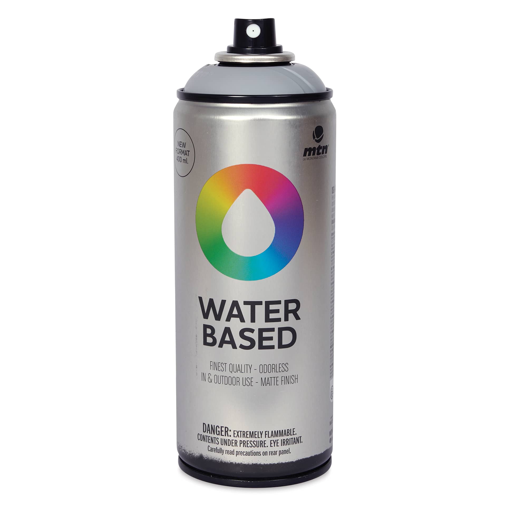 MTN Water Based Spray Paint - Pearl Grey, 400 ml Can