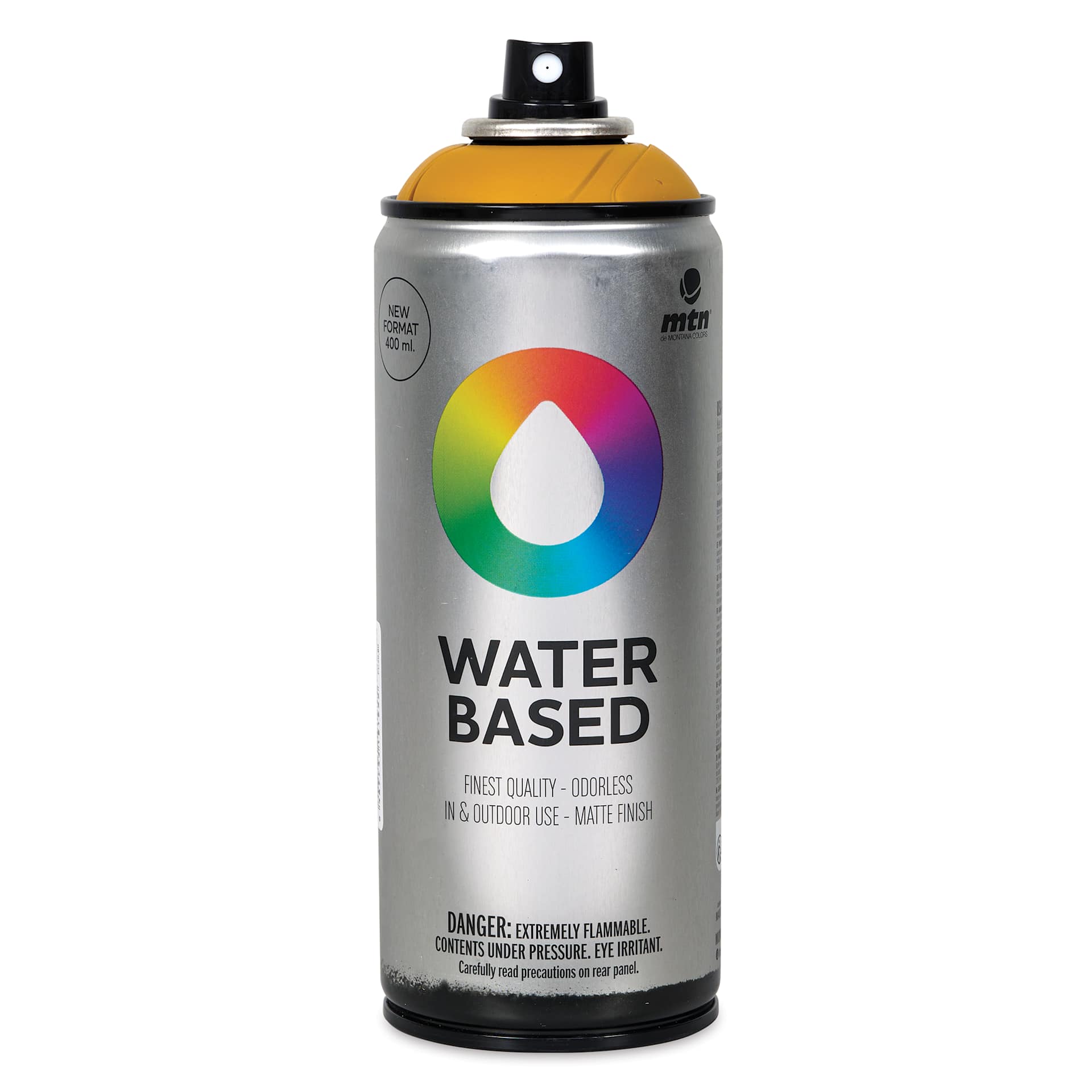 MTN Water Based Spray Paint - Jericho Yellow, 400 ml Can
