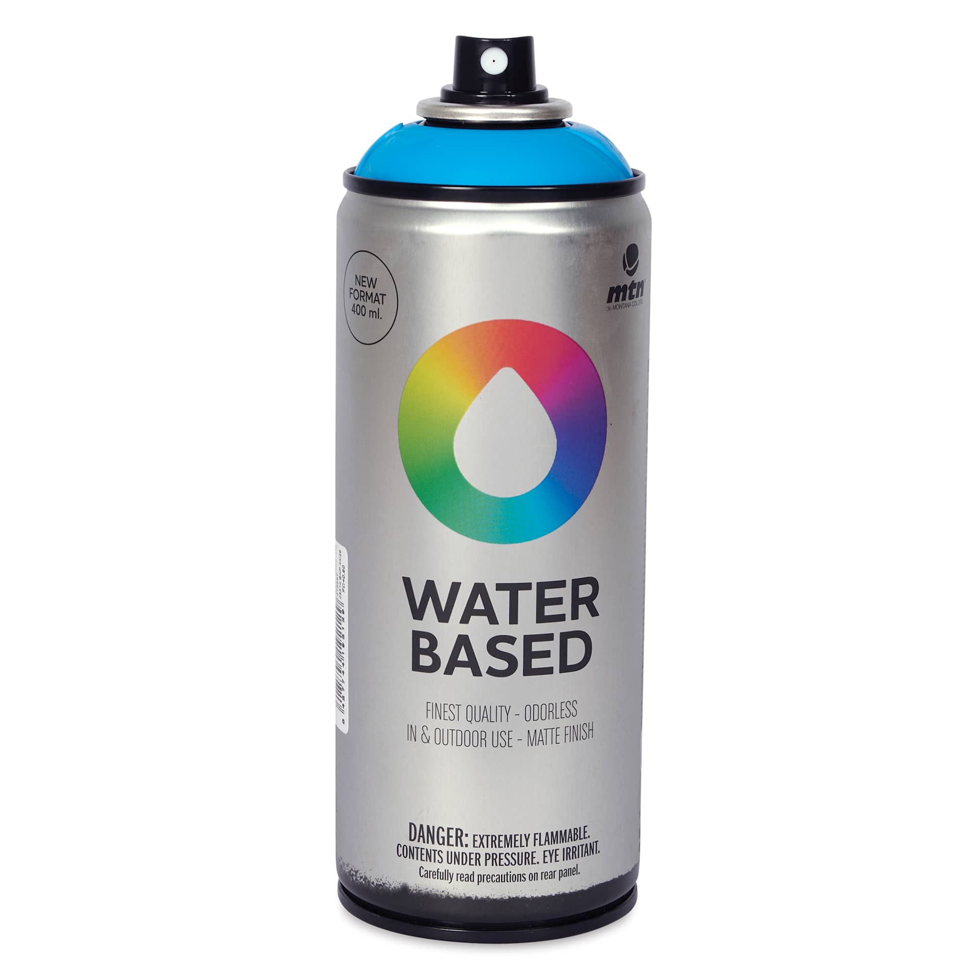 MTN Water Based Spray Paint - Avatar Blue, 400 ml Can