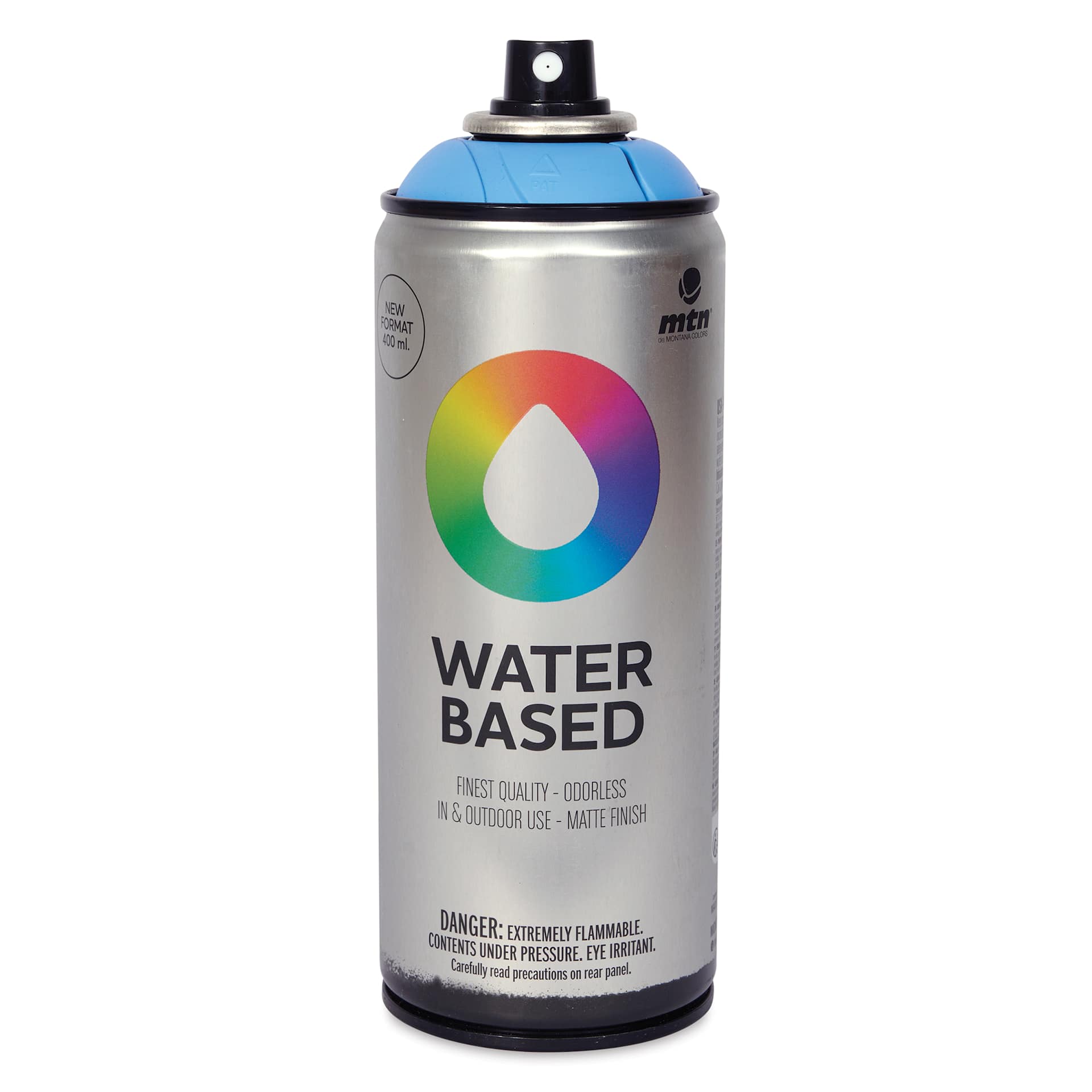 MTN Water Based Spray Paint - Mykonos Blue, 400 ml Can