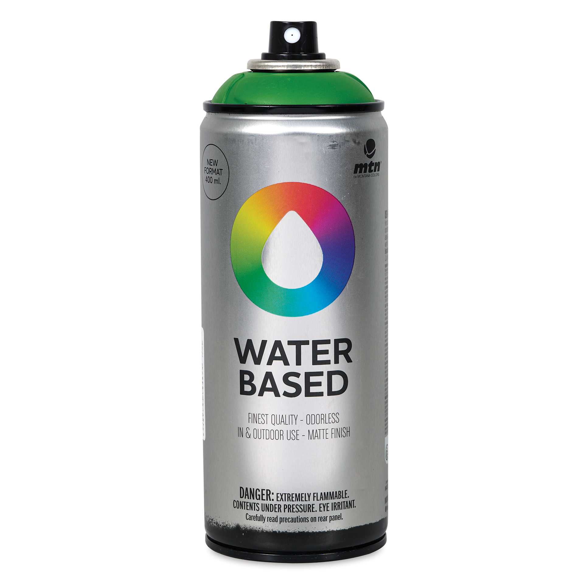 MTN Water Based Spray Paint - Serengeti Green, 400 ml Can