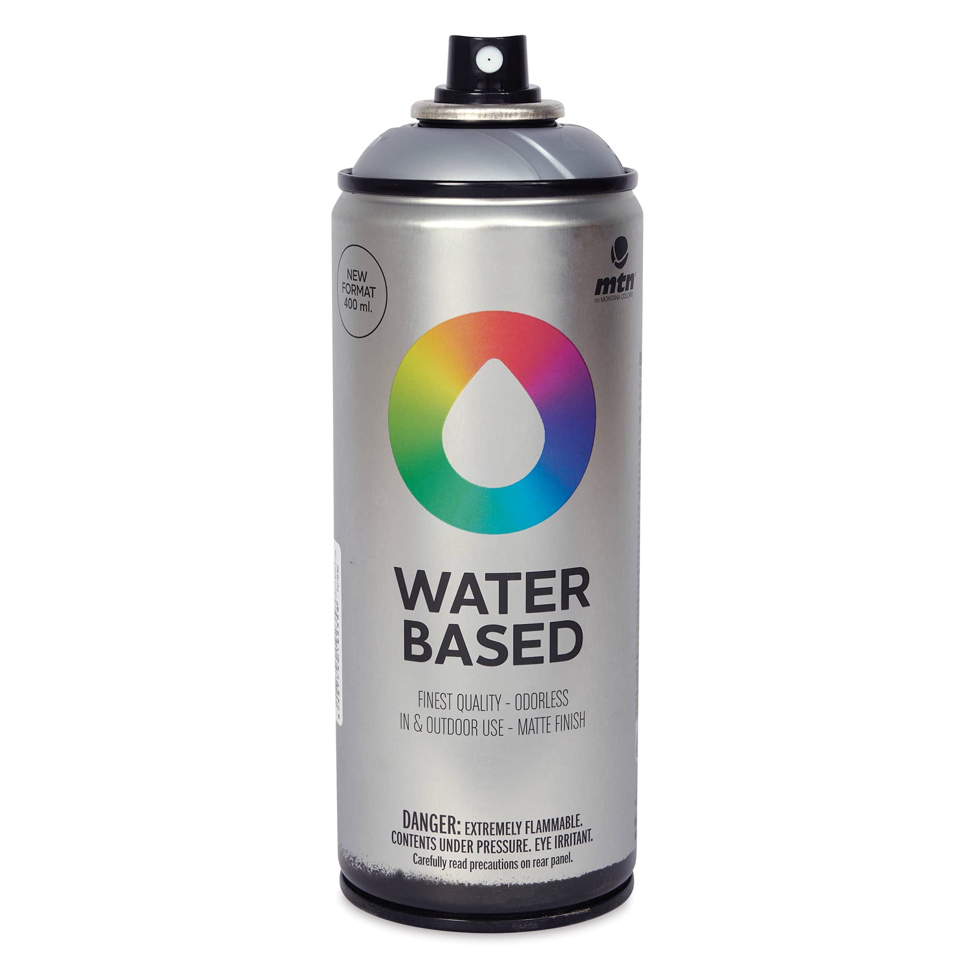 MTN Water Based Spray Paint - Jewel Silver, 400 ml Can