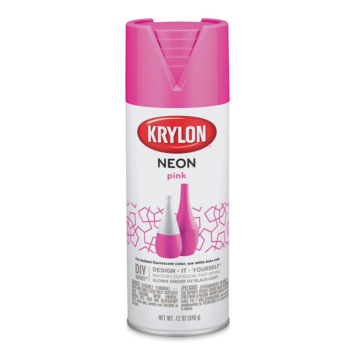 Krylon Neon Spray Paint - Neon Pink, 12 oz