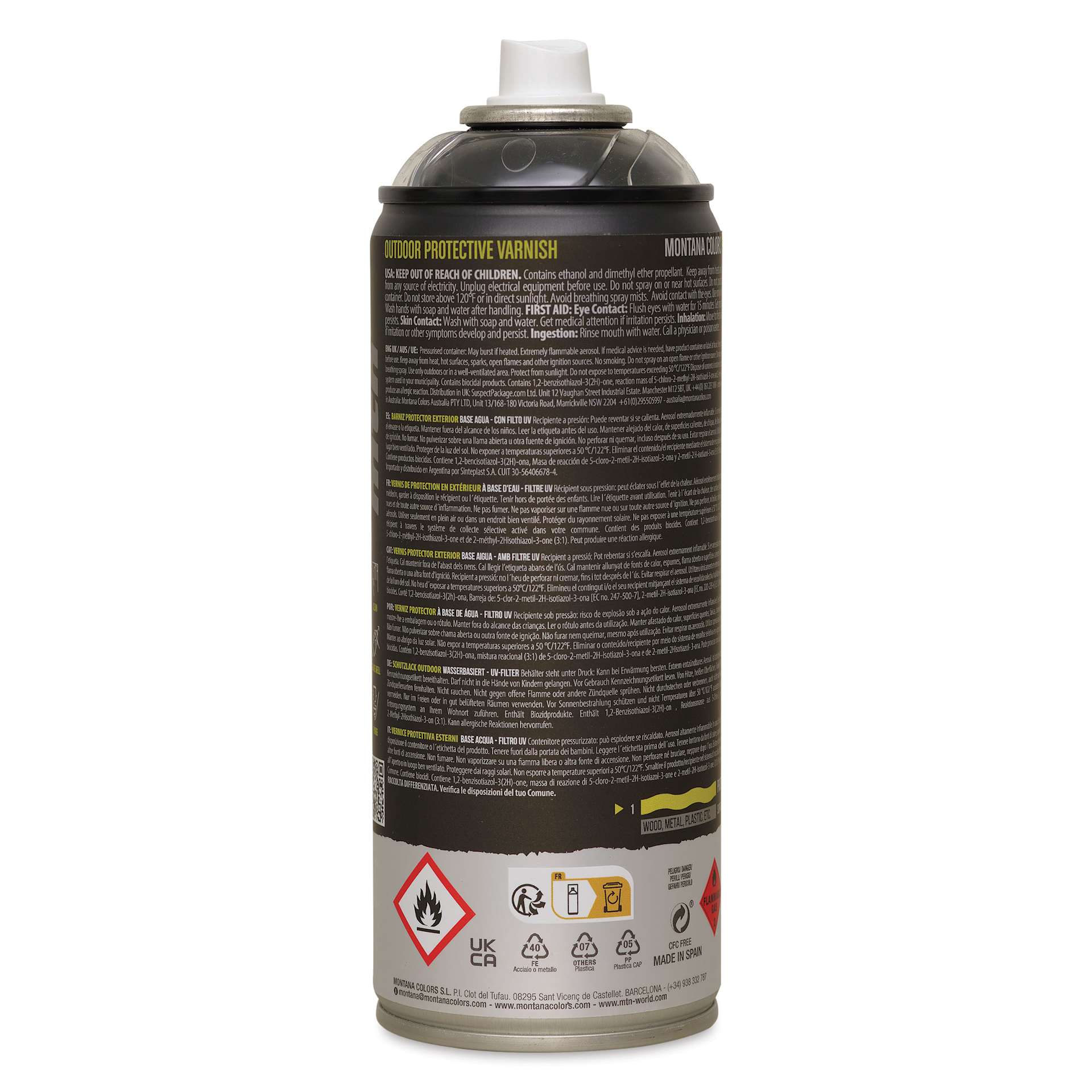 MTN Pro Outdoor Protective Varnish - Satin, 400 ml back