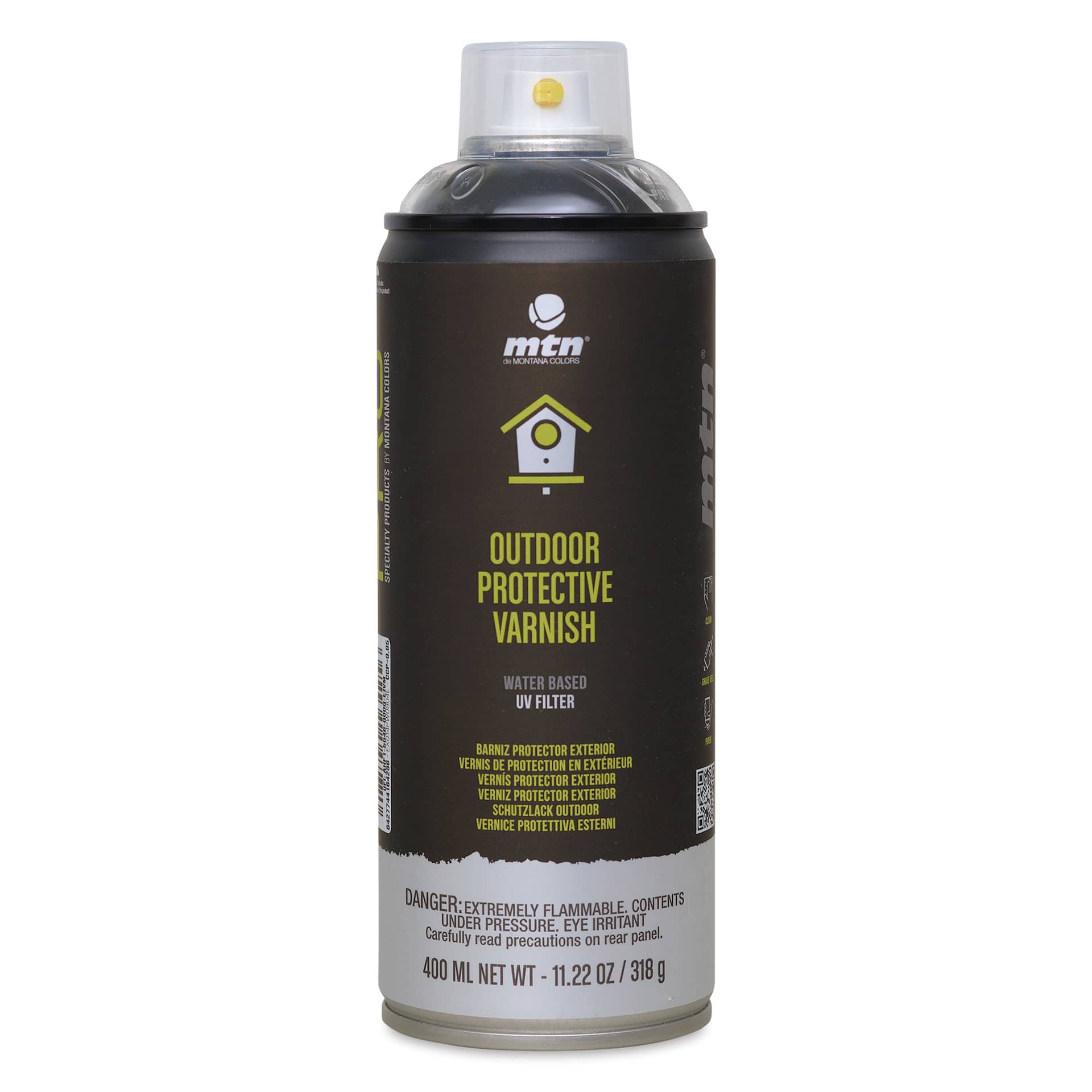 MTN Pro Outdoor Protective Varnish - Satin, 400 ml with cap on