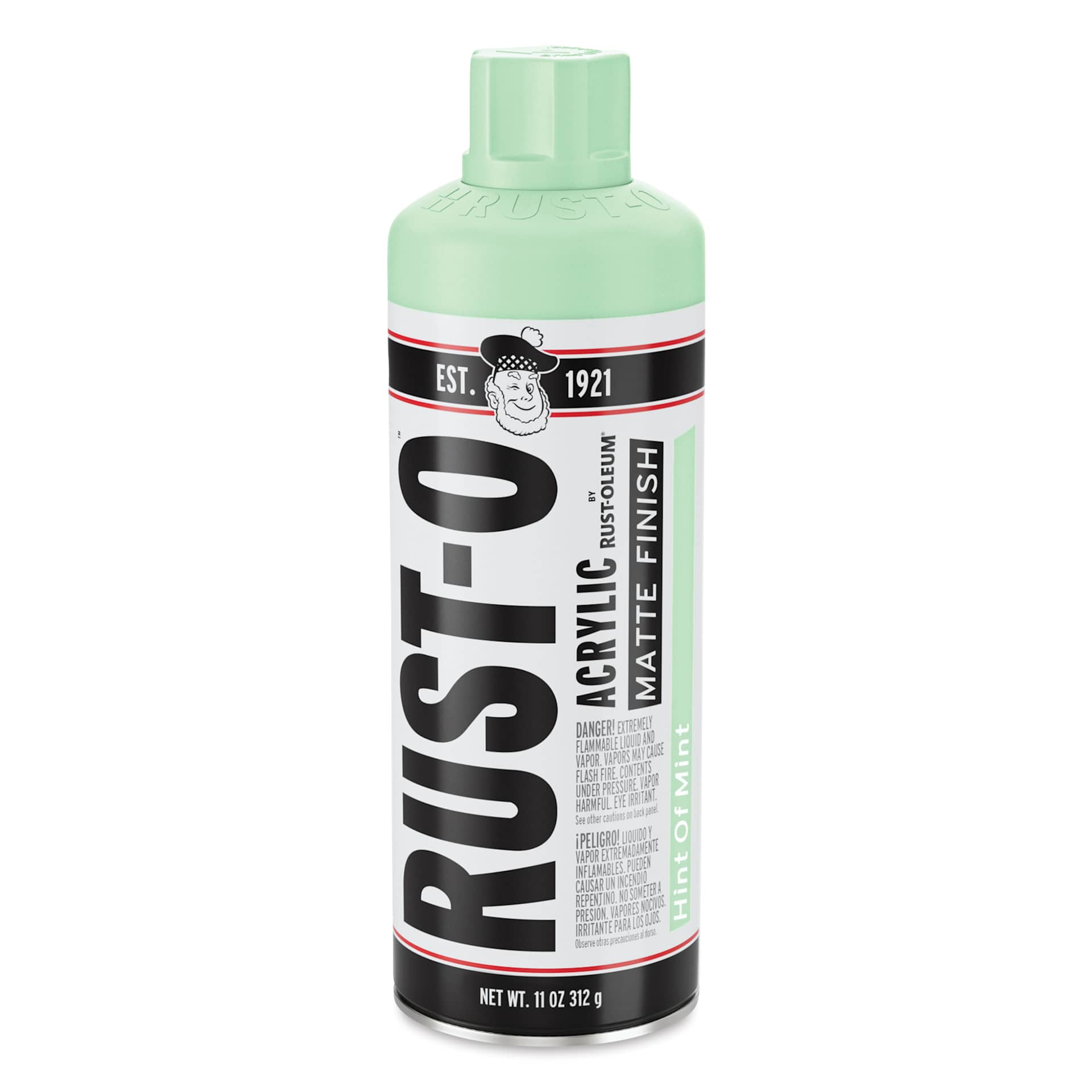 Rust-Oleum Rust-O Artist Acrylic Spray Paint - Hint Of Mint, 11 oz