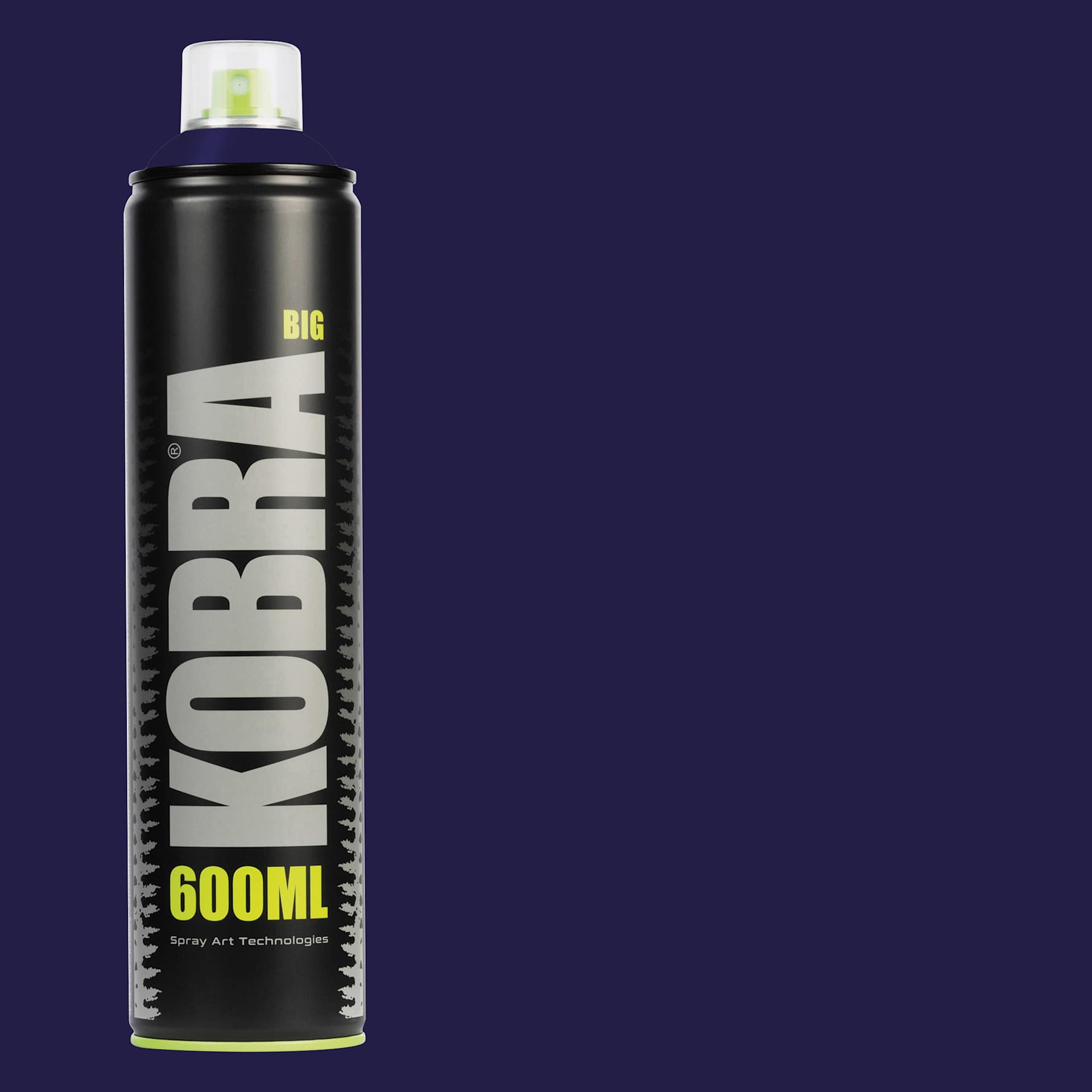 Kobra High Pressure Spray Paint - Nosferato, 600 ml, Can with swatch