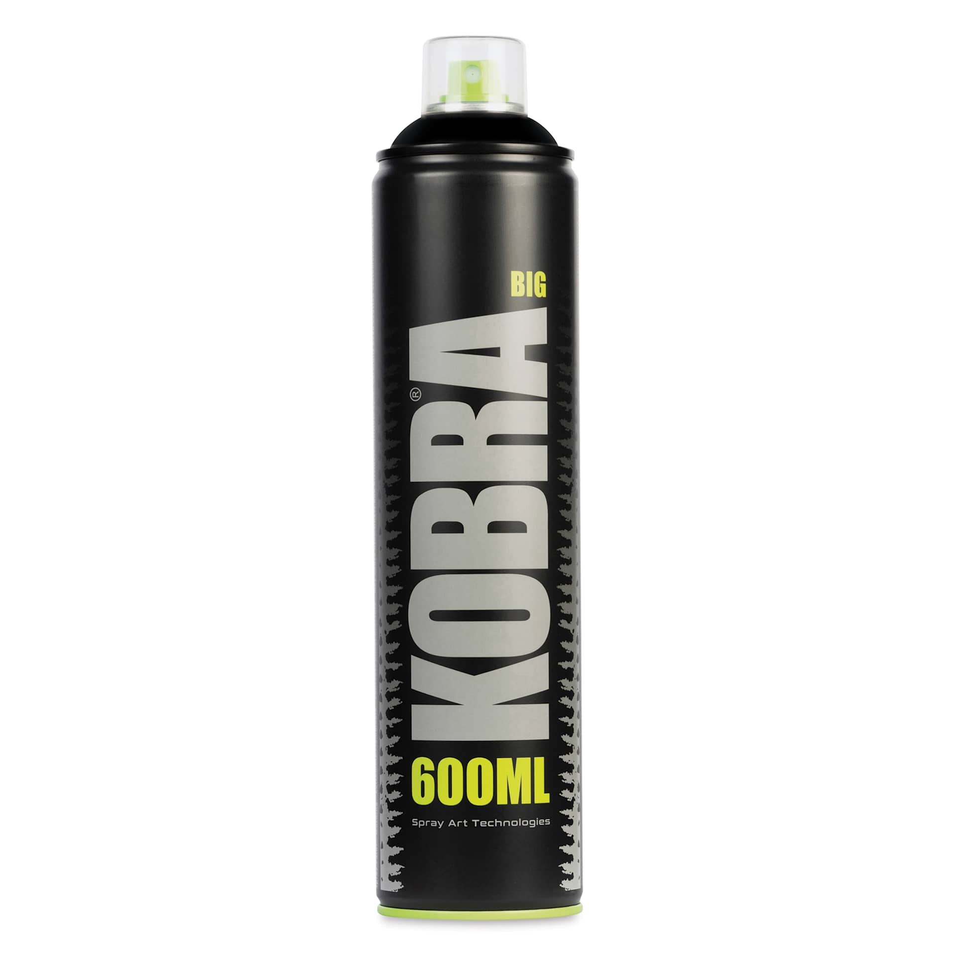 Kobra High Pressure Spray Paint - Black, 600 ml