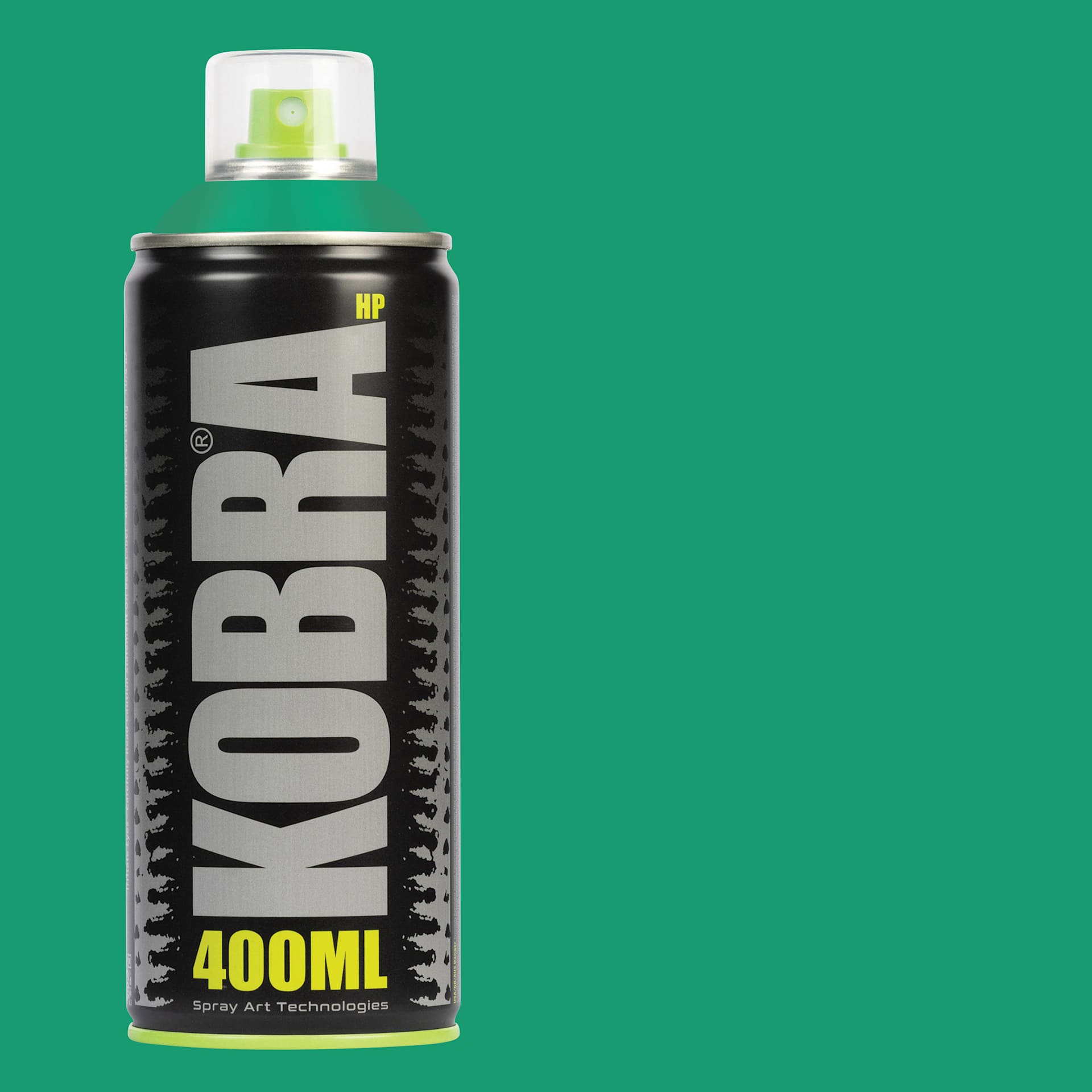 Kobra High Pressure Spray Paint - Lake, 400 ml, Can with swatch