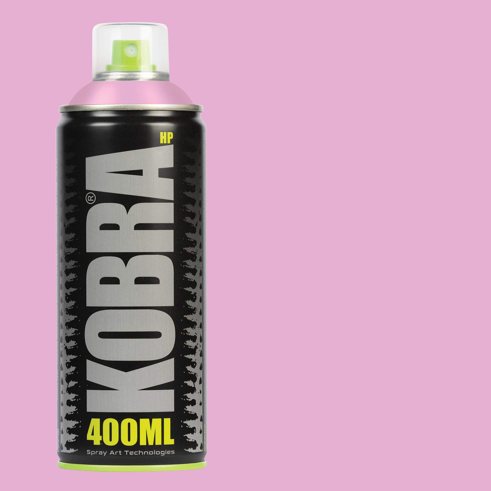 Kobra High Pressure Spray Paint - Purple, 400 ml, Can with swatch