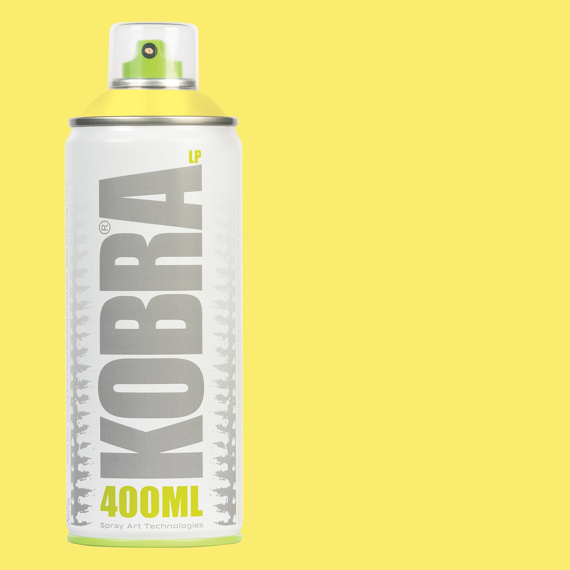 Kobra Low Pressure Spray Paint - Hornet, 400 ml, Can with swatch
