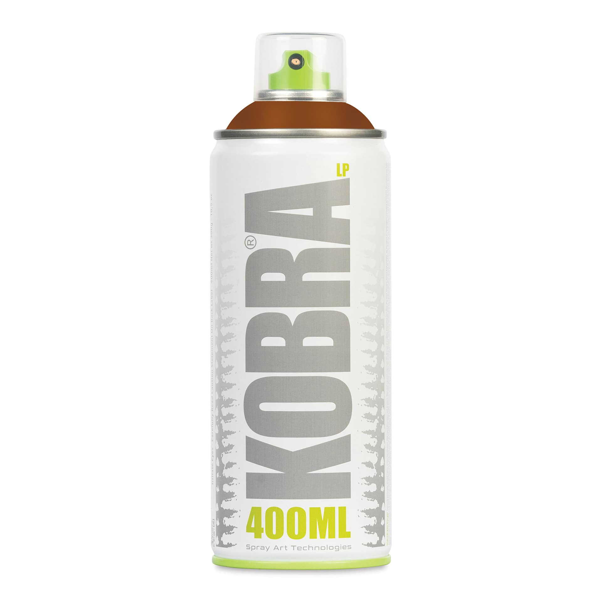 Kobra Low Pressure Spray Paint - Choco Brown, 400 ml, front of can