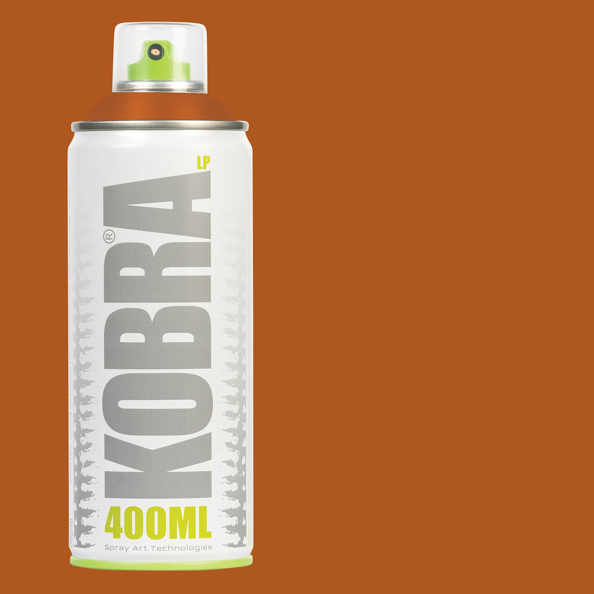 Kobra Low Pressure Spray Paint - Leather, 400 ml, Can with swatch