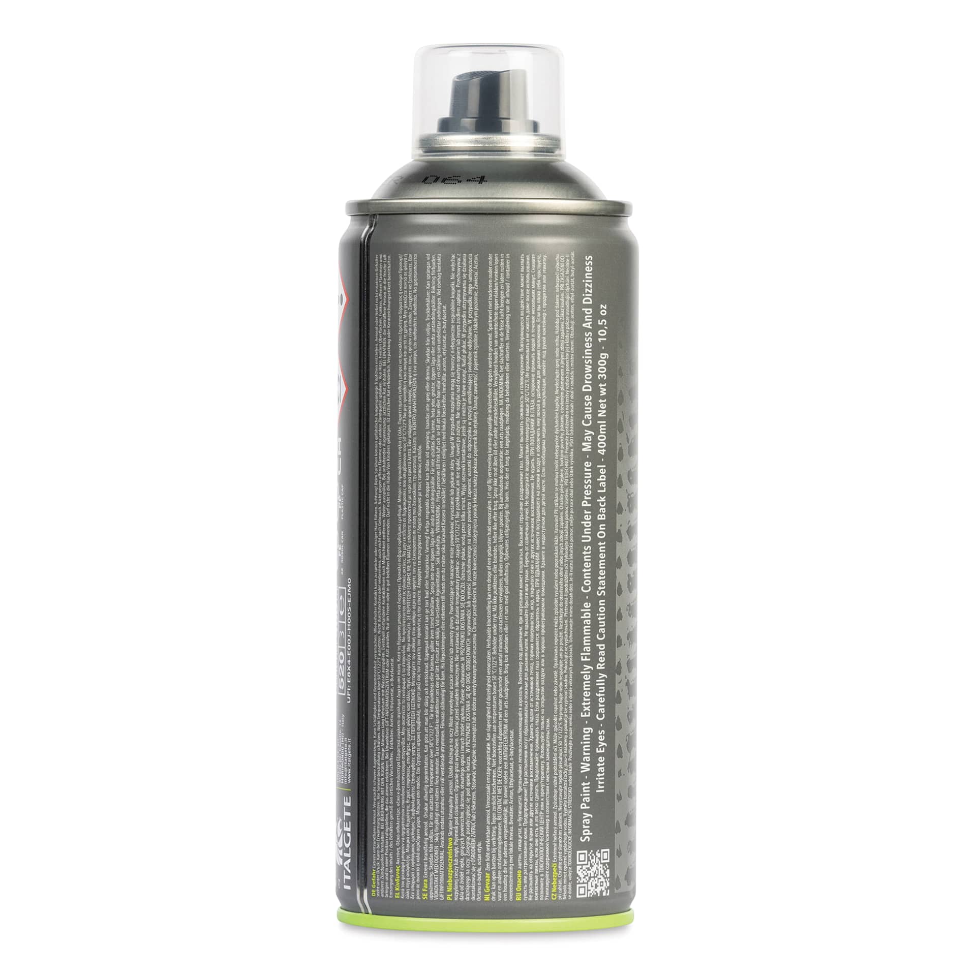 Kobra Plastic Primer - 400 ml, side of can