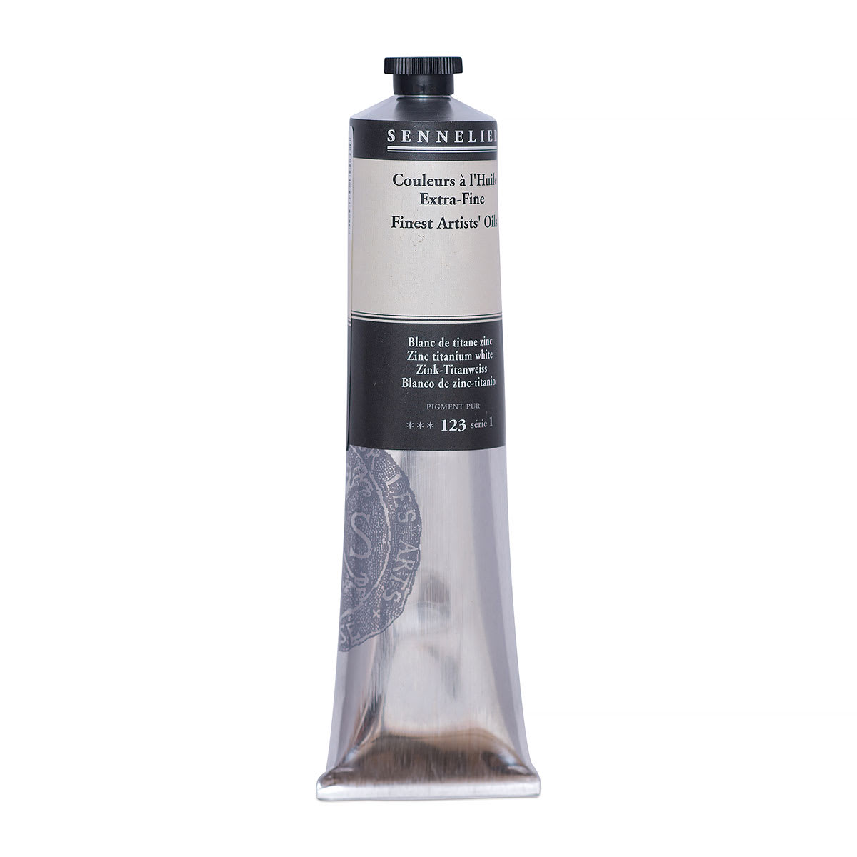 Sennelier Artists' Extra Fine Oil Paint - Zinc Titantium White, 200 ml tube