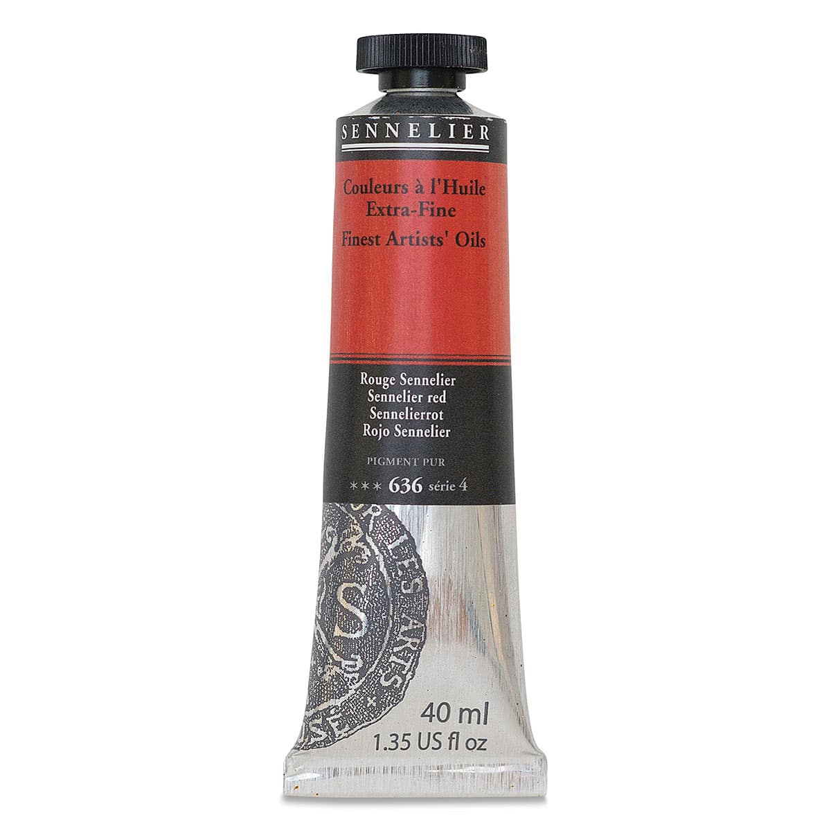 Sennelier Artists' Extra Fine Oil Paint - Sennelier Red, 40 ml tube