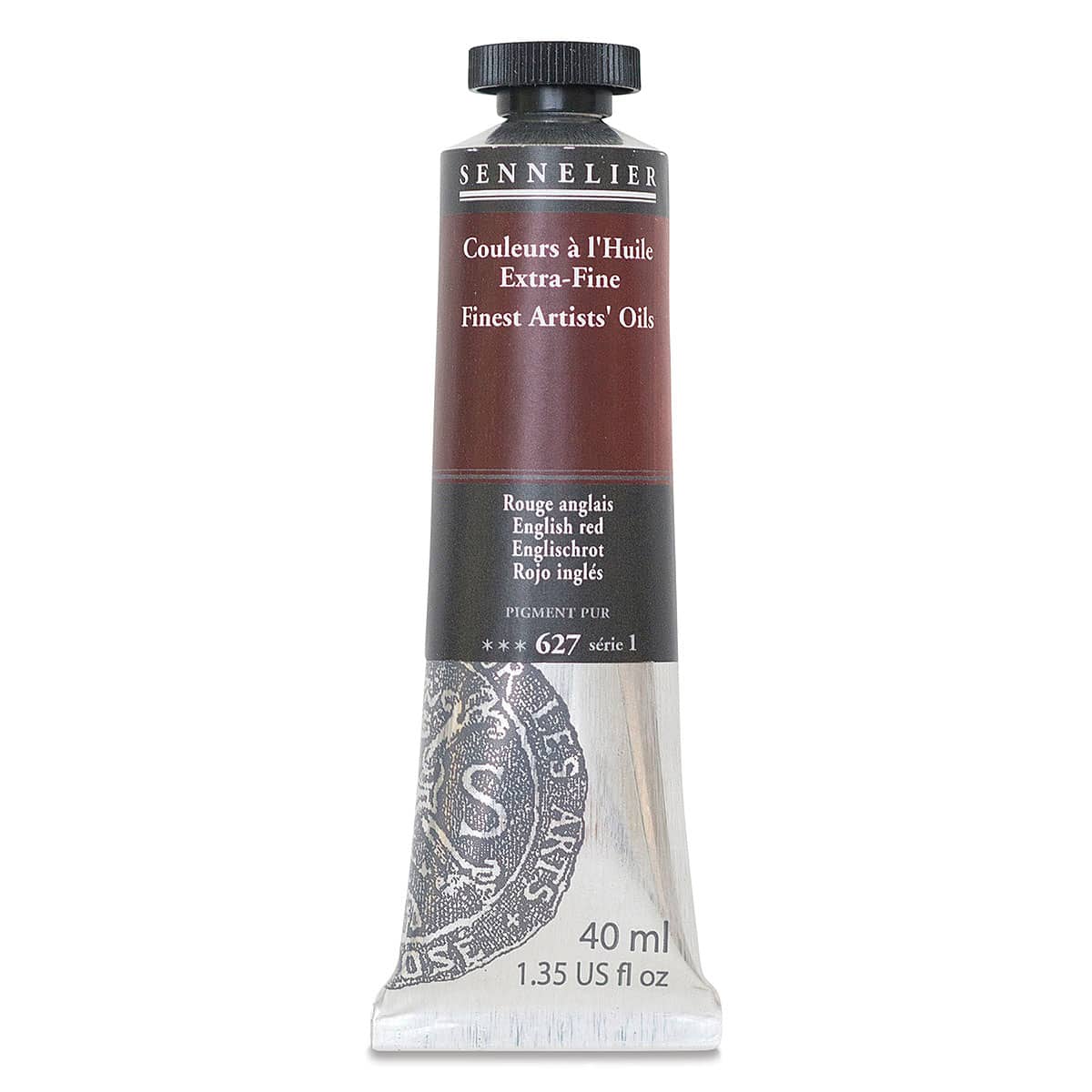 Sennelier Artists' Extra Fine Oil Paint - English Red, 40 ml tube