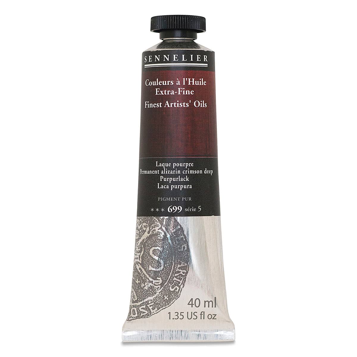 Sennelier Artists' Extra Fine Oil Paint - Permanent Alizarin Crimson Deep, 40 ml tube