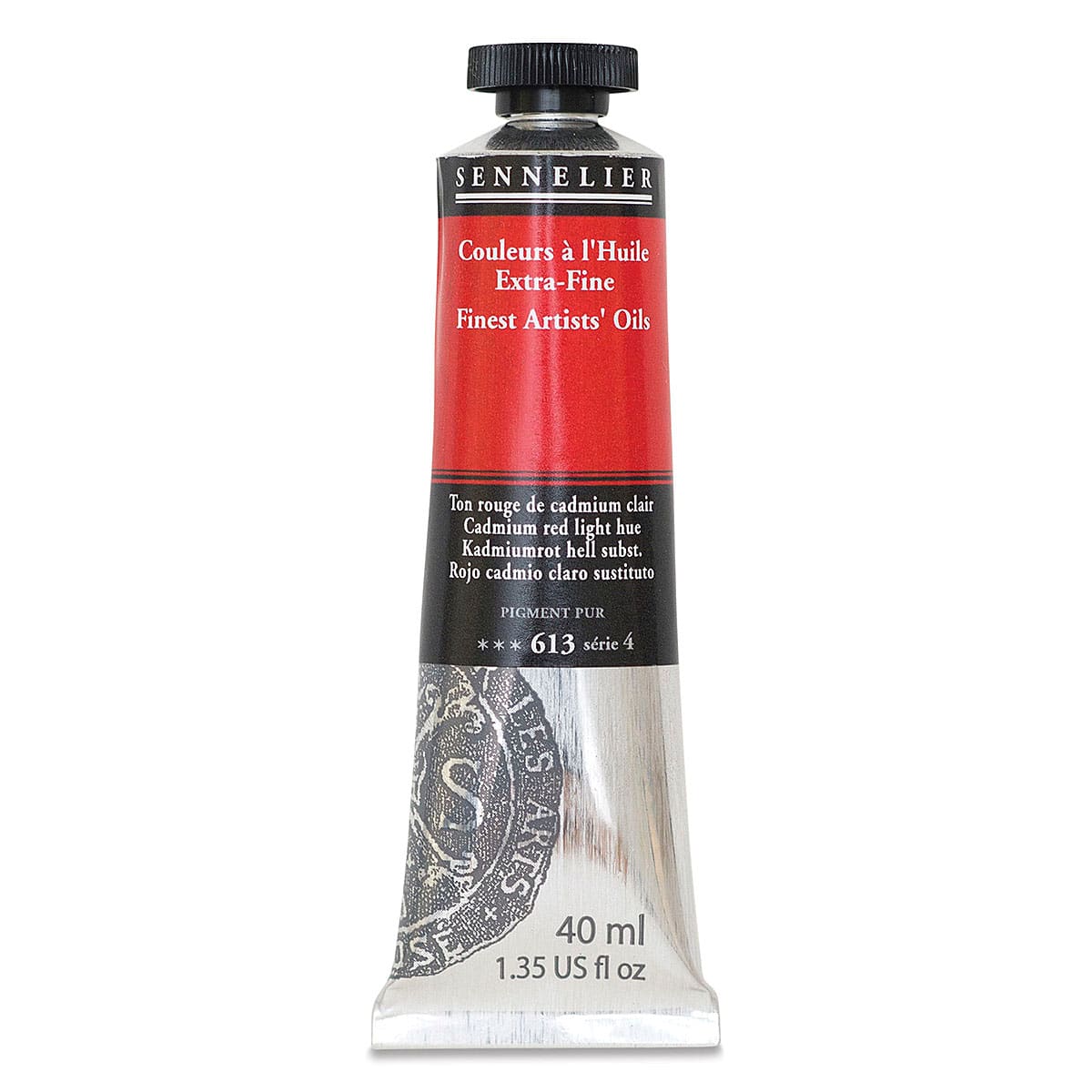 Sennelier Artists' Extra Fine Oil Paint - Cadmium Red Light Hue, 40 ml tube