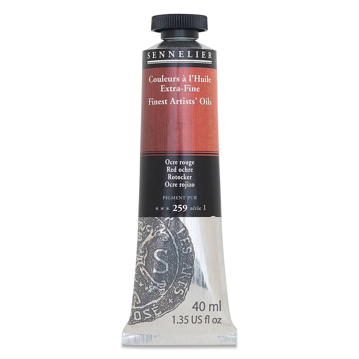 Sennelier Artists' Extra Fine Oil Paint - Red Ochre, 40 ml tube