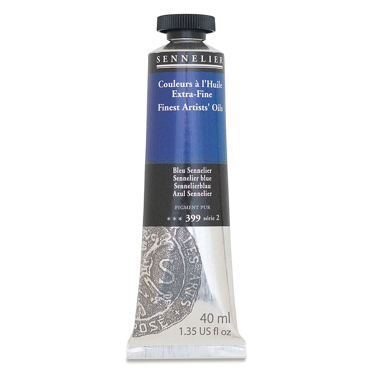 Sennelier Artists' Extra Fine Oil Paint - Sennelier Blue, 40 ml tube