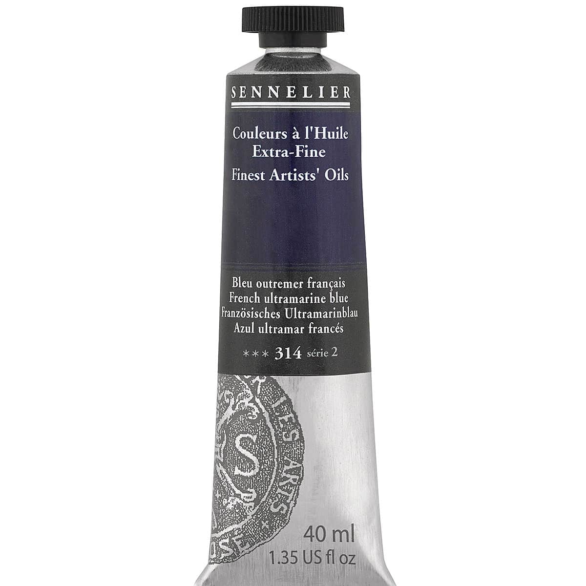 Sennelier Artists' Extra Fine Oil Paint - French Ultramarine, 40 ml tube