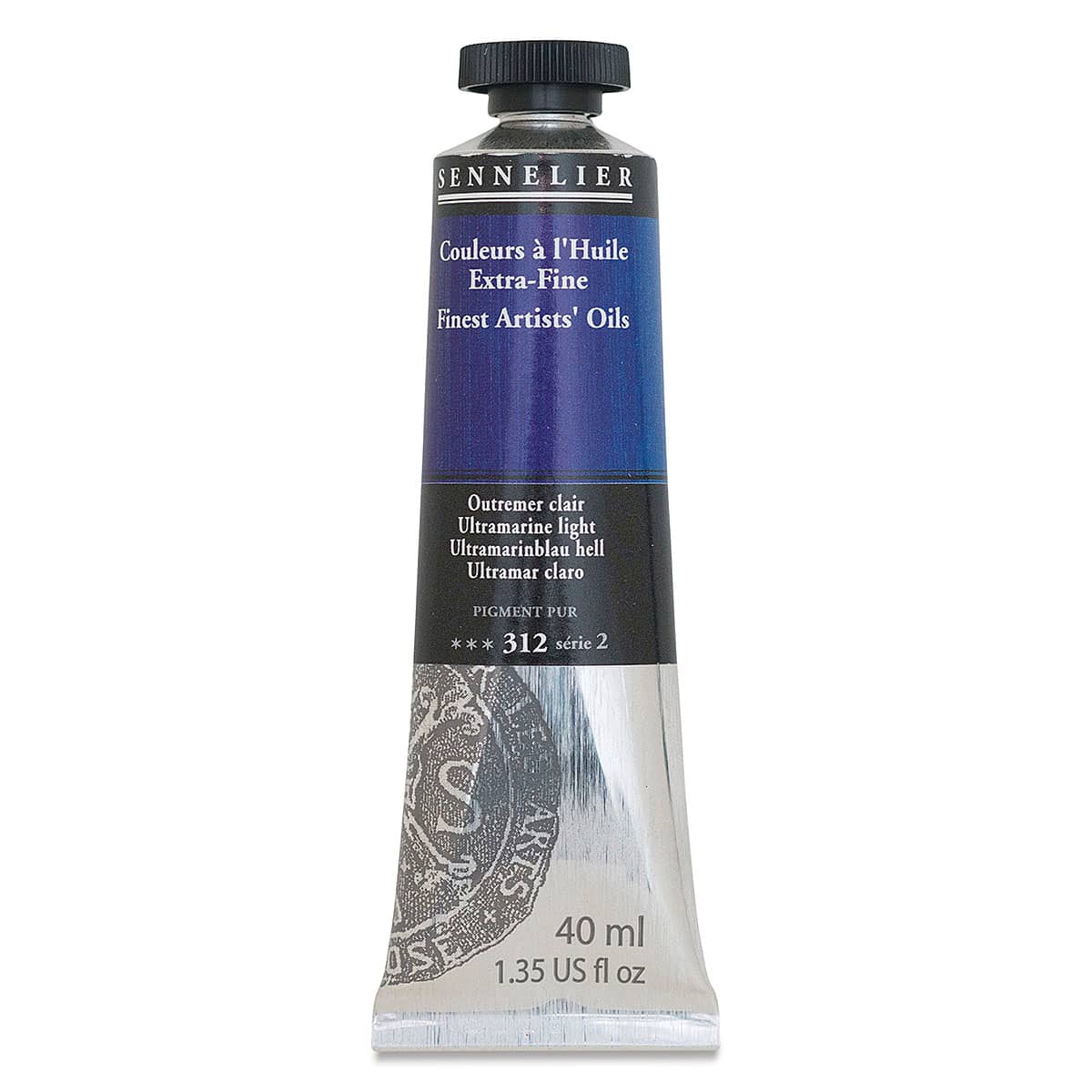Sennelier Artists' Extra Fine Oil Paint - Ultramarine Light, 40 ml tube