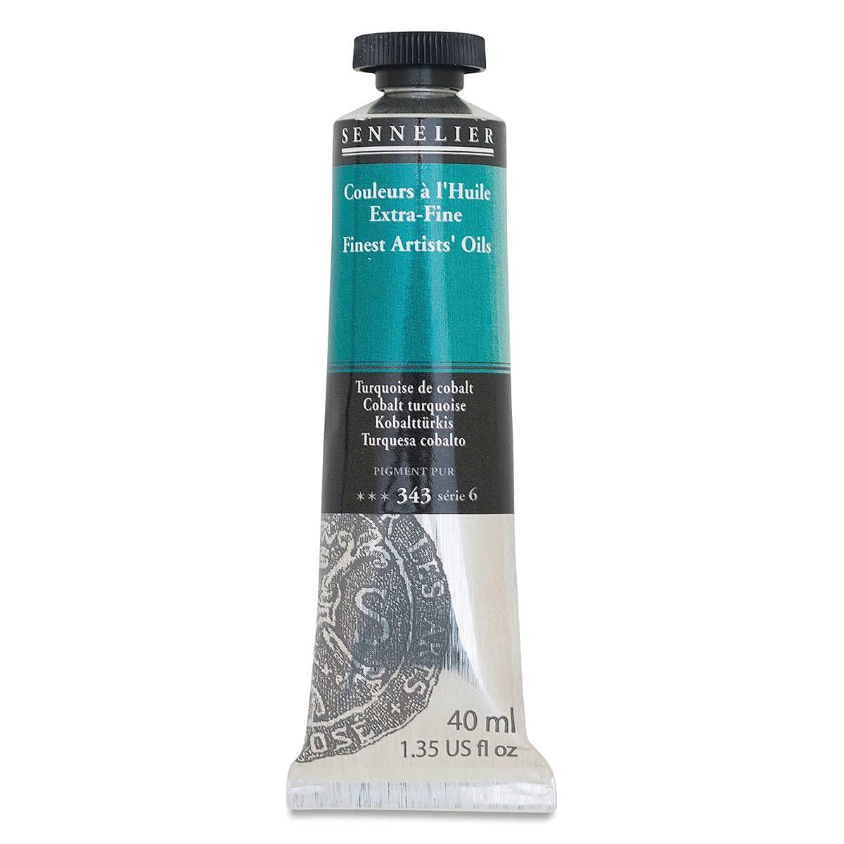 Sennelier Artists' Extra Fine Oil Paint - Cobalt Turquiose, 40 ml tube