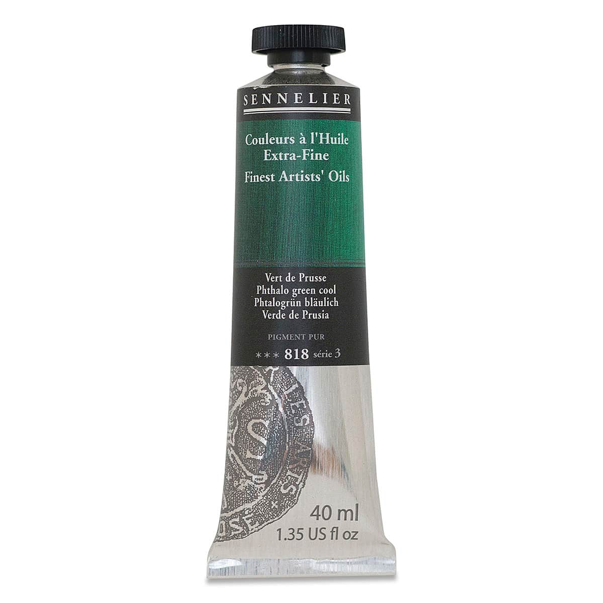 Sennelier Artists' Extra Fine Oil Paint - Phthalo Green Cool, 40 ml