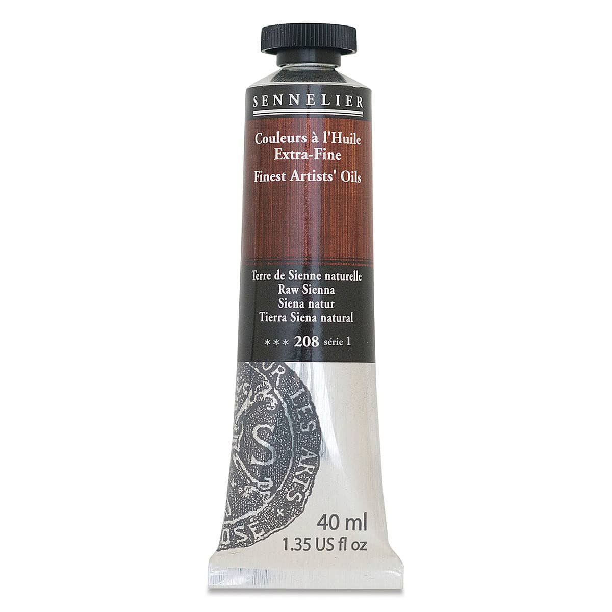 Sennelier Artists' Extra Fine Oil Paint - Raw Sienna, 40 ml tube