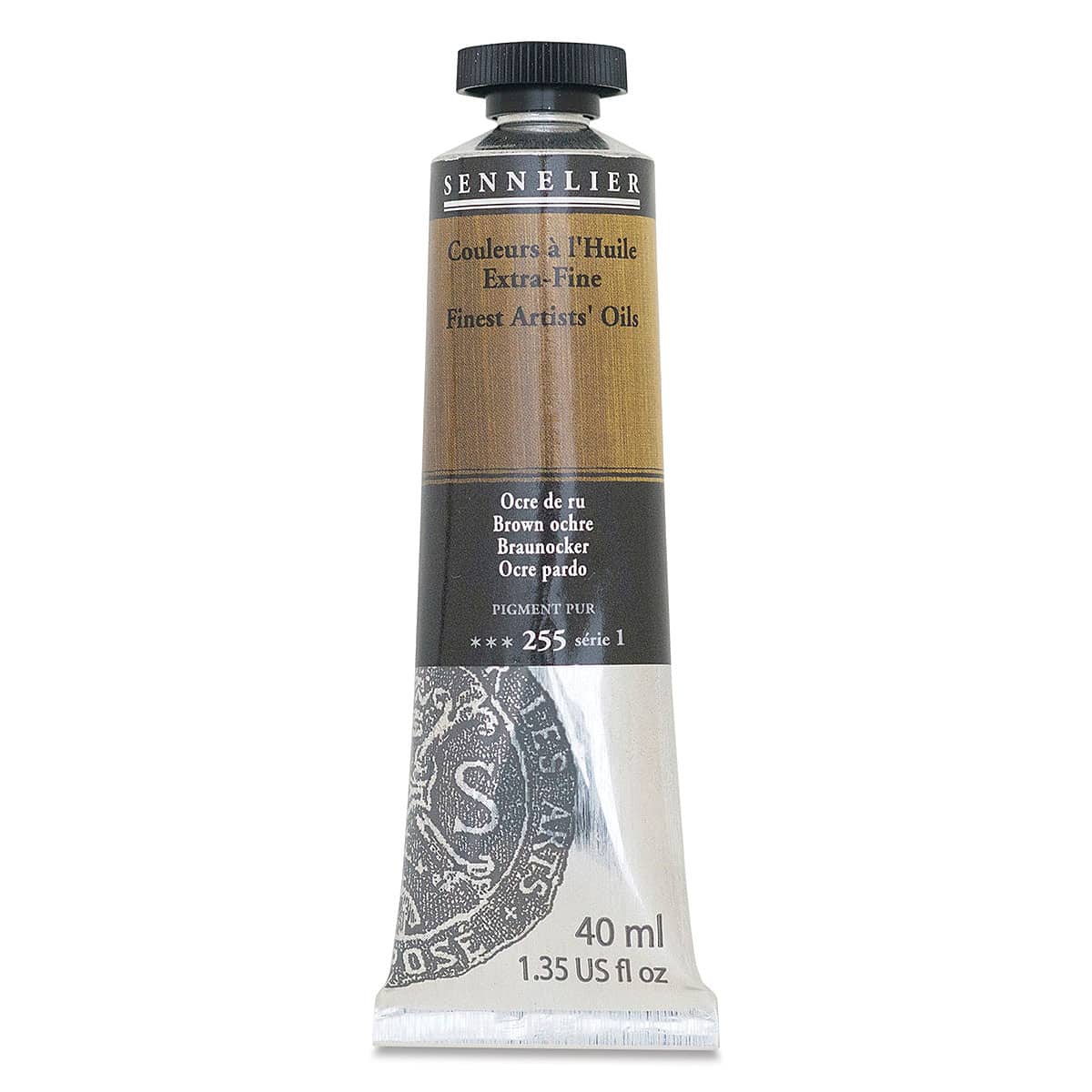 Sennelier Artists' Extra Fine Oil Paint - Brown Ochre, 40 ml tube