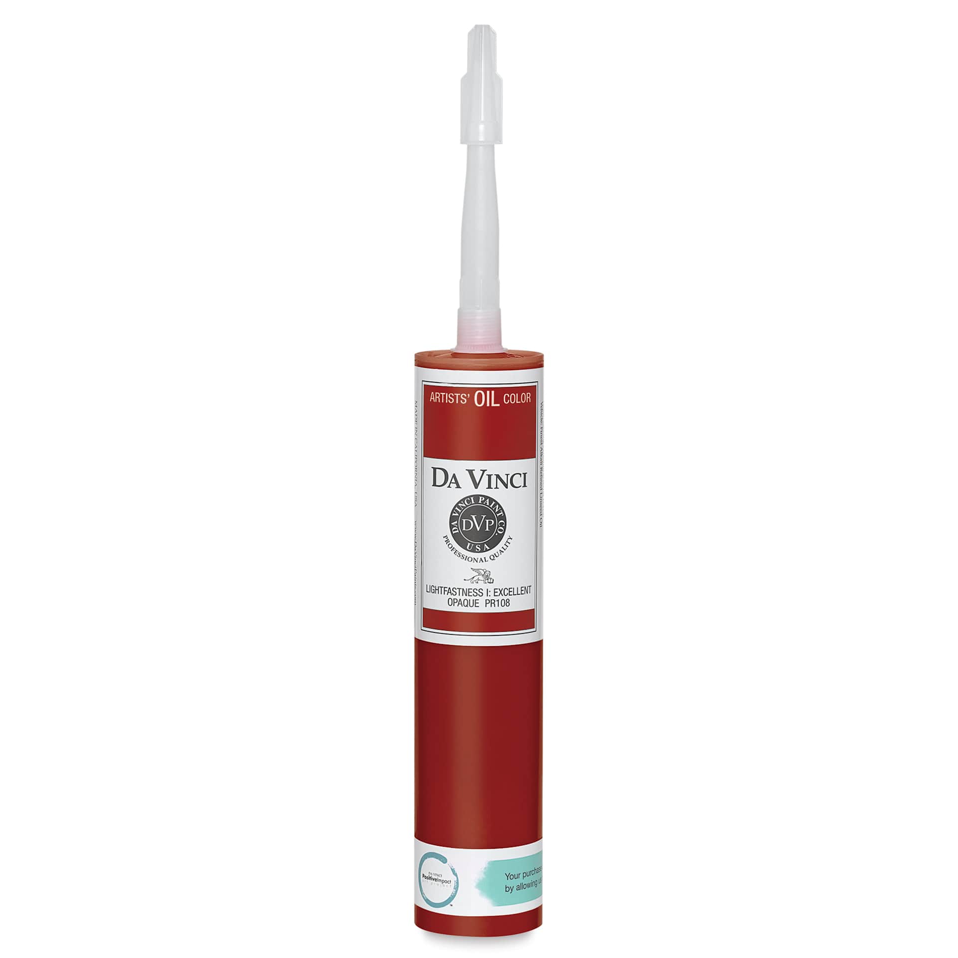 Da Vinci Artists' Oil Color - Alizarin Crimson Gold, 300 ml Cartridge