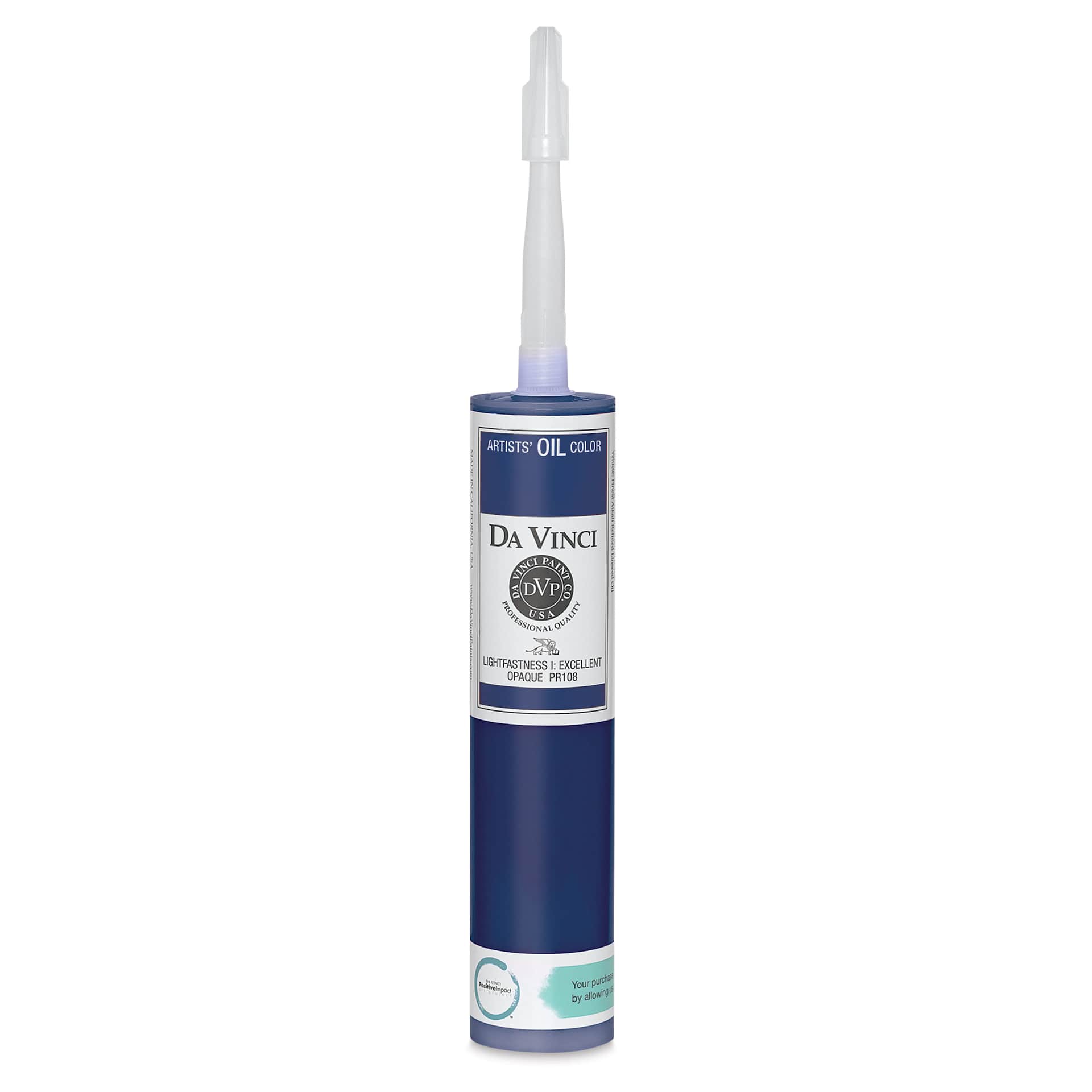 Da Vinci Artists' Oil Color - Phthalo Blue, 300 ml cartridge