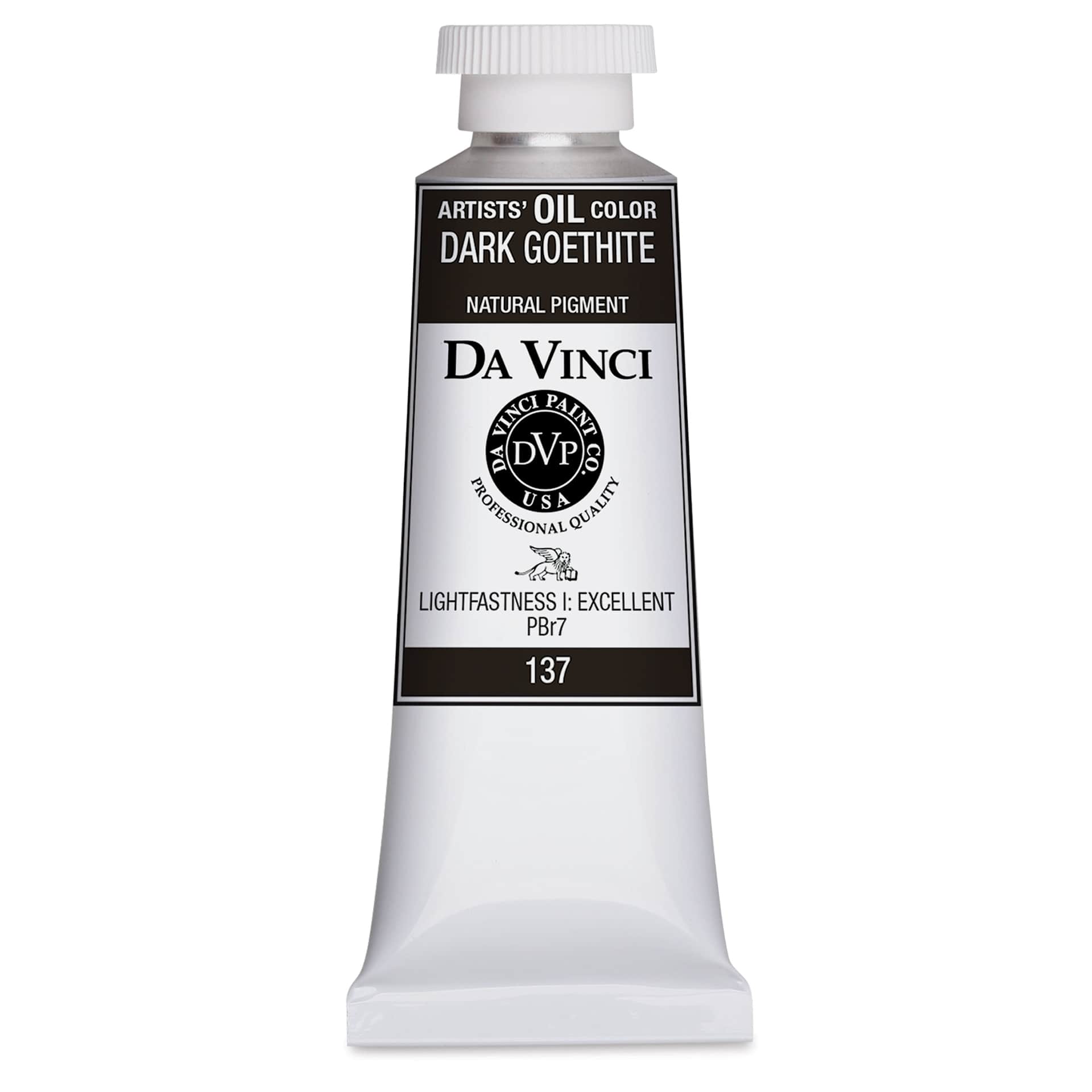 Da Vinci Artists' Oil Color - Dark Goethite, 37 ml Tube