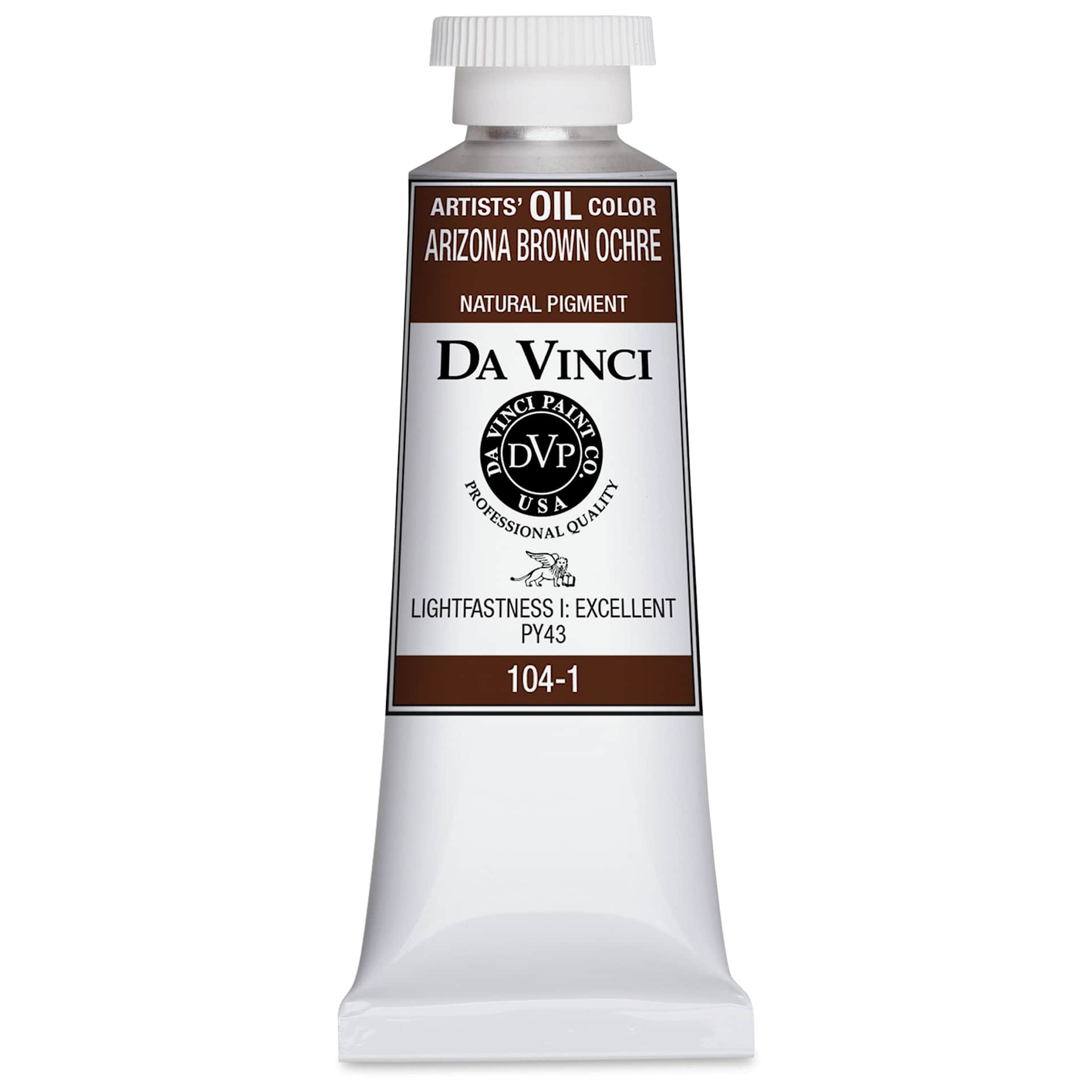 Da Vinci Artists' Oil Color - Arizona Brown Ochre, 37 ml Tube